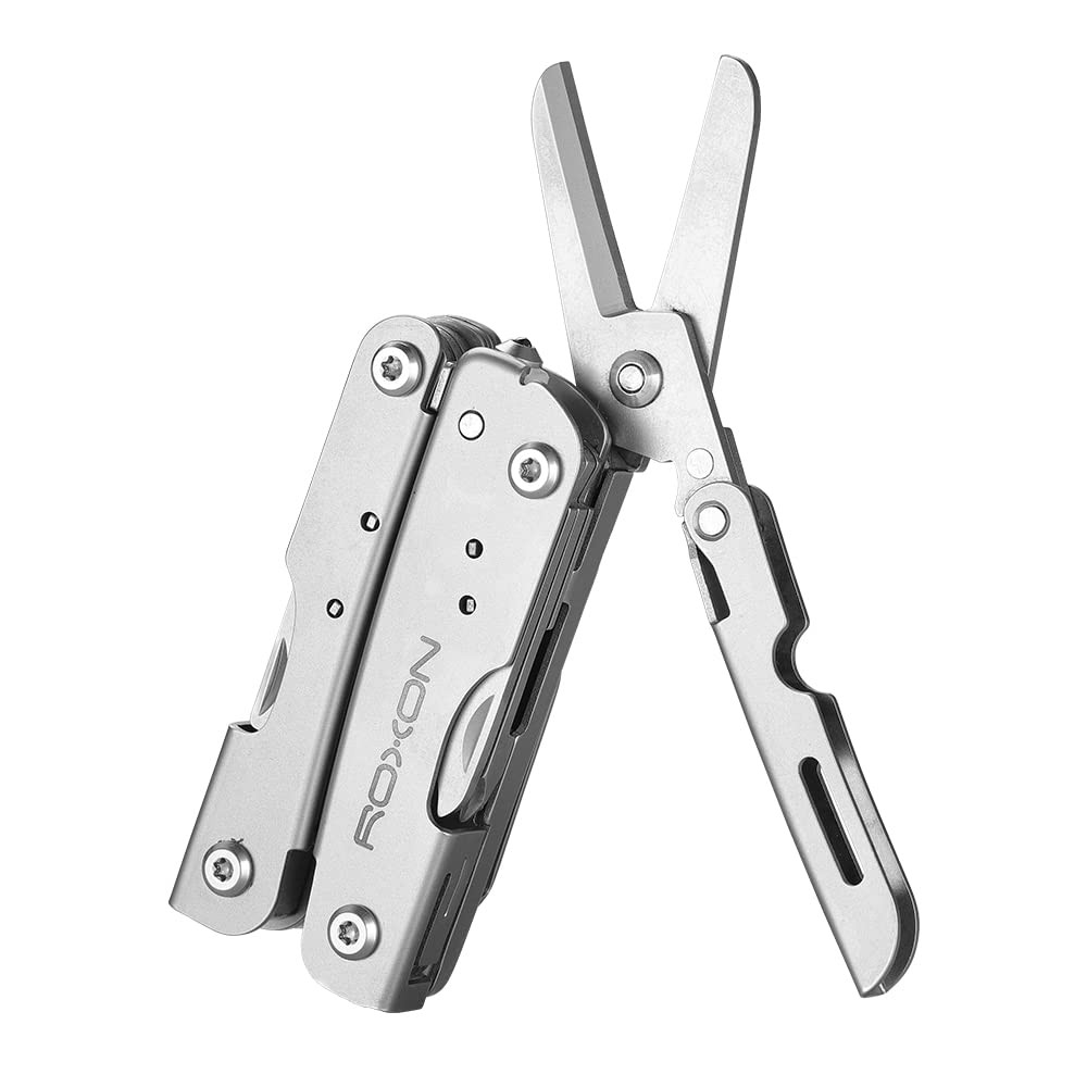 ROXON M2 14-in-1 Mini Multitool w/ Folding Scissors & 9-Piece Bit Set
