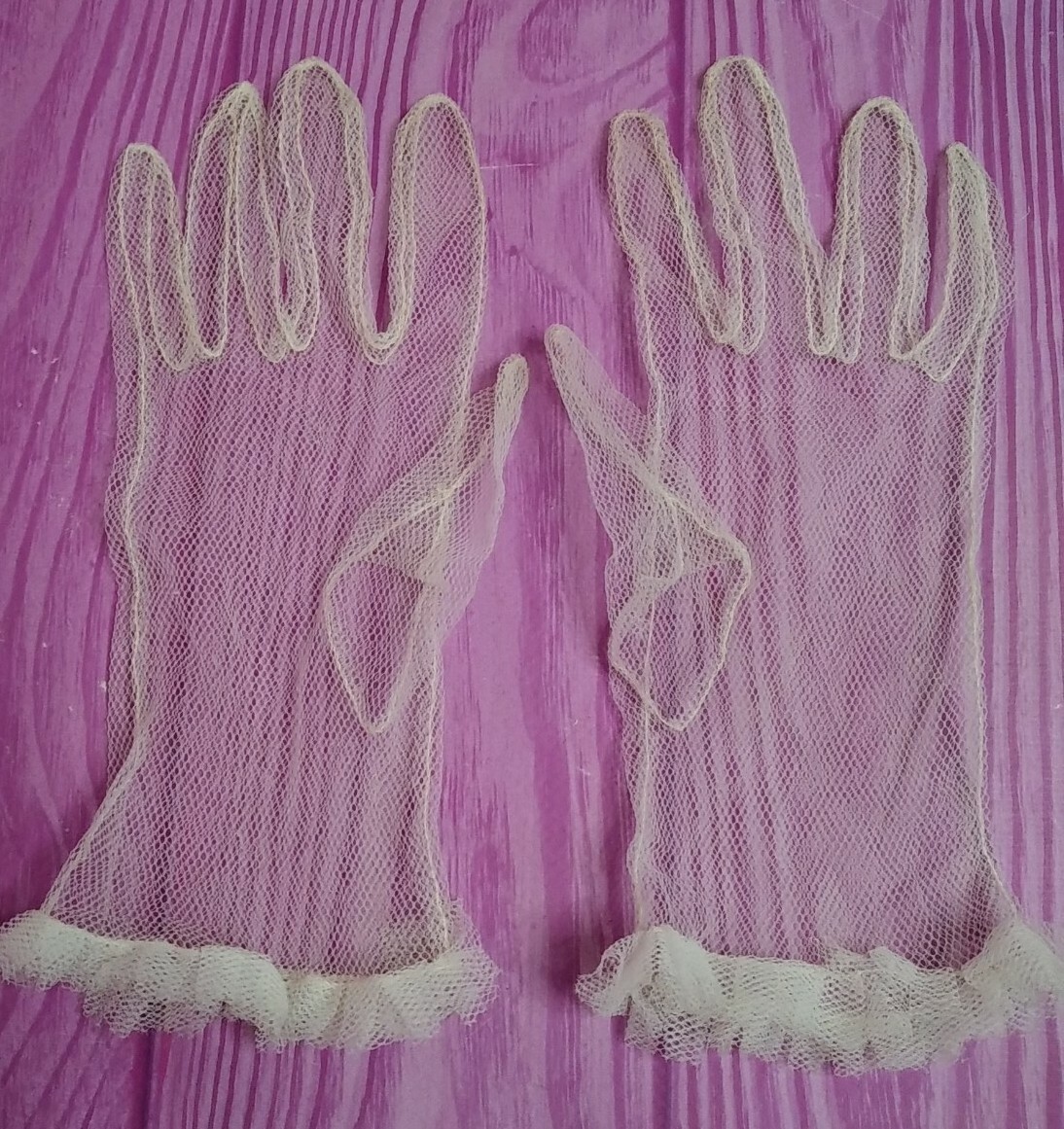 Vintage Soviet White wedding set dress veil gloves 1972 USSR Ukraine with histor