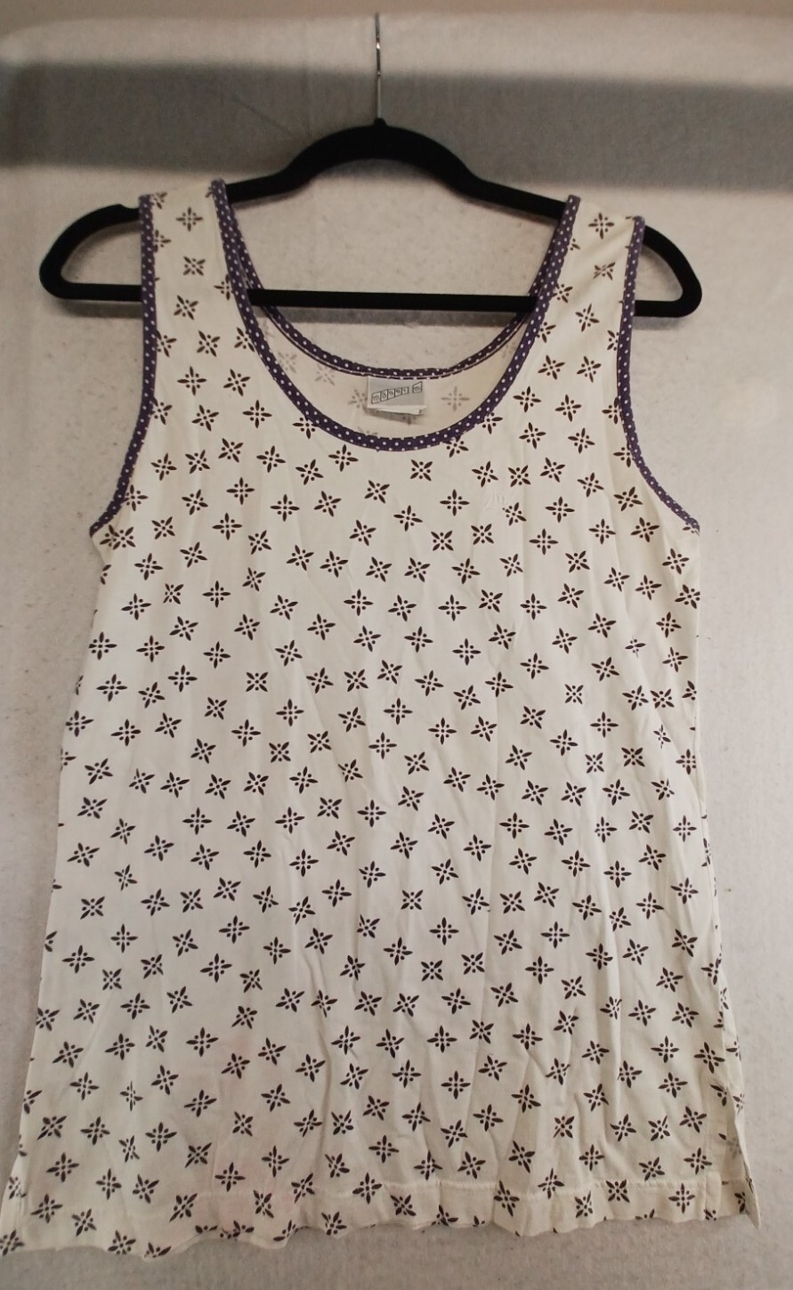 Maser Tank Top Womens Medium Sleeveless multicolor All Over Design Beach Vintage