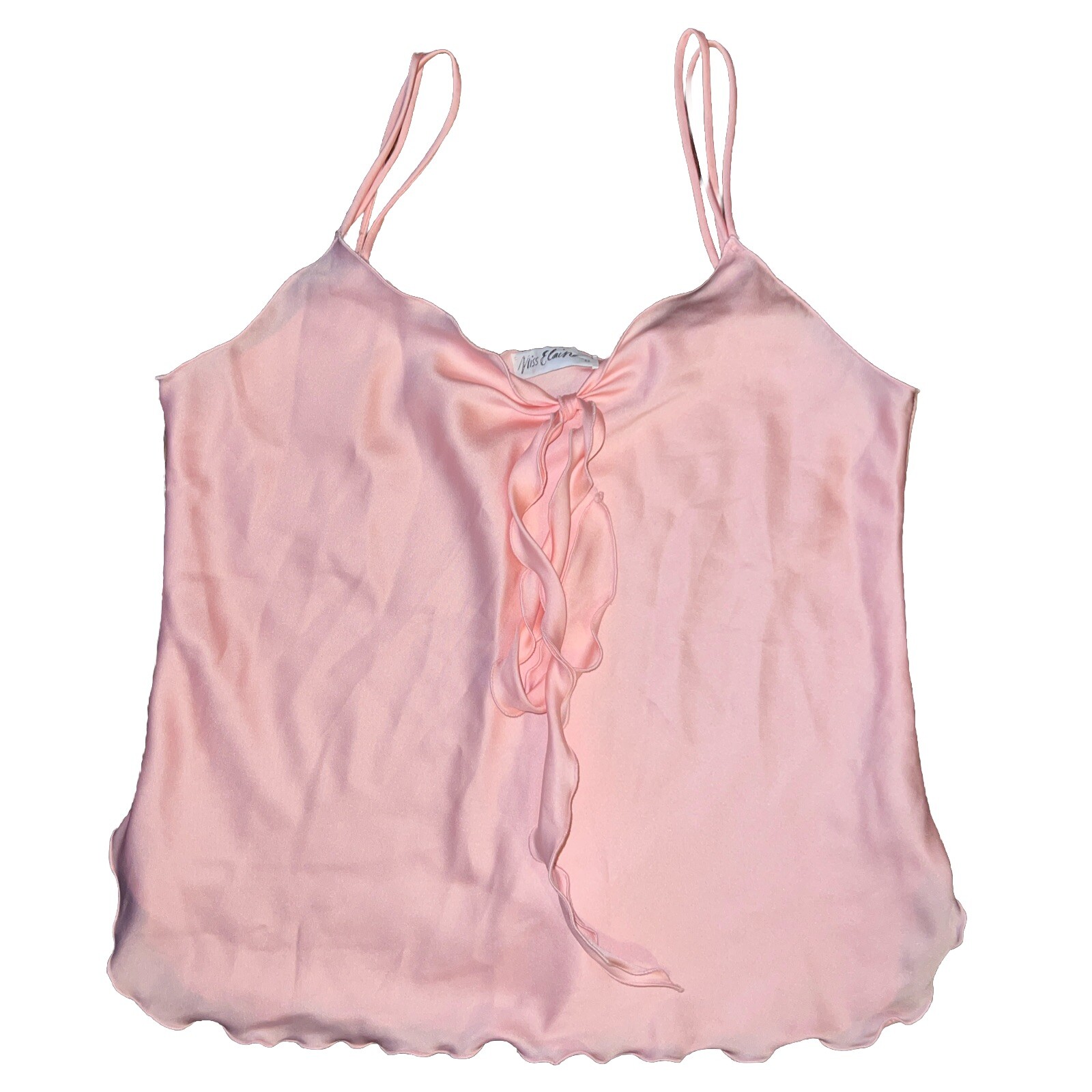 Vtg Miss Elaine Said Fifth Avenue Pink Sleep Wear 2pc Small USA Union Made