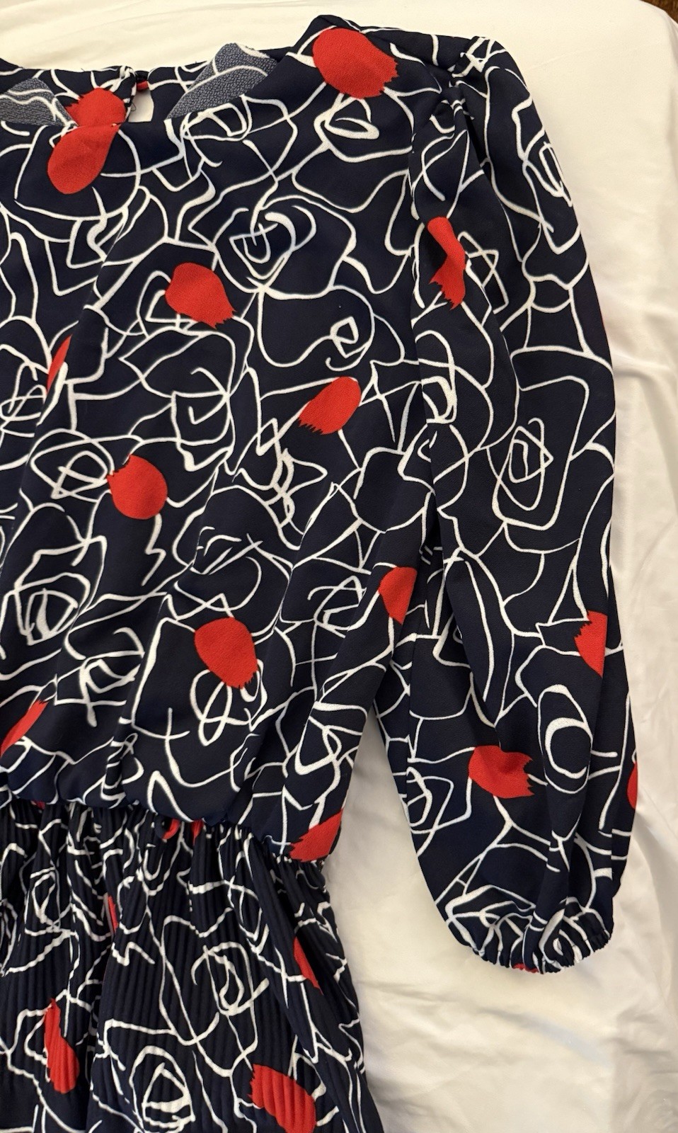 Vintage Handmade Dress Sz Medium Measurements