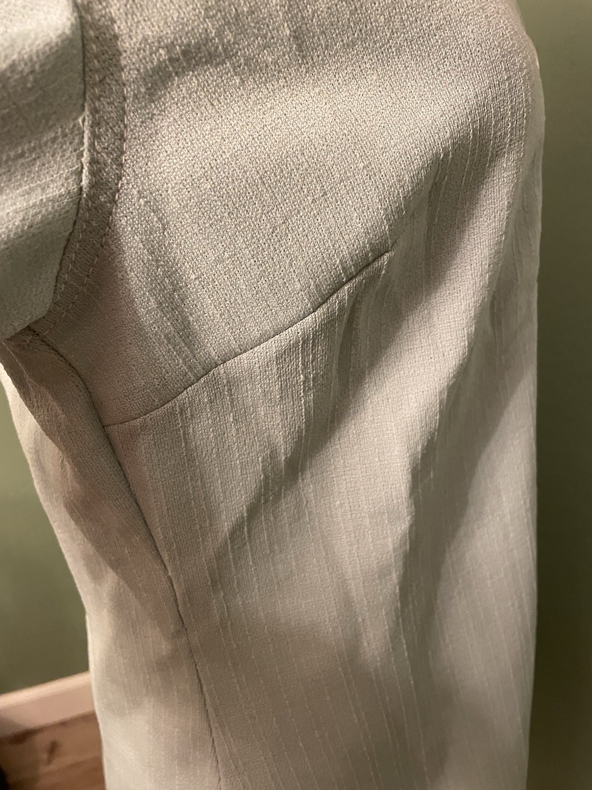 NWT~Vintage Butte Knit Sage Green Pullover Blouse Polo Style Made In USA Size 14
