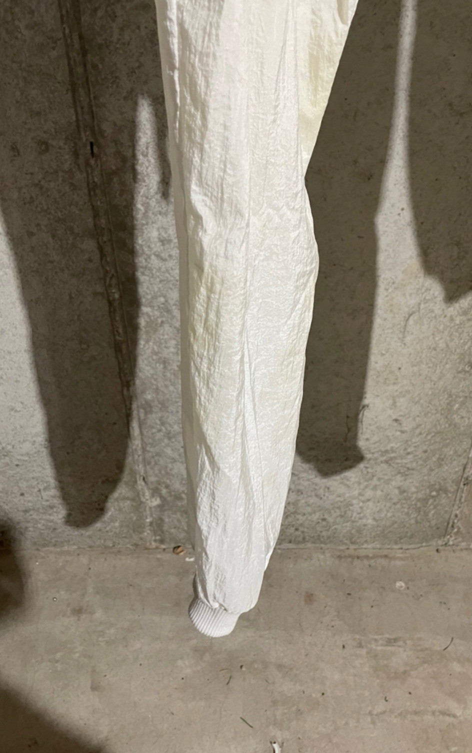VINTAGE 80s White Wind Suit Jump Suit – Danskin- Women’s Small