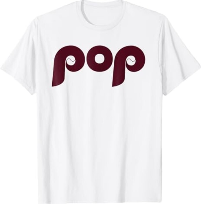 Pop Grandpa Poppop Pop Phillys Dad Gifts Tees T-Shirt