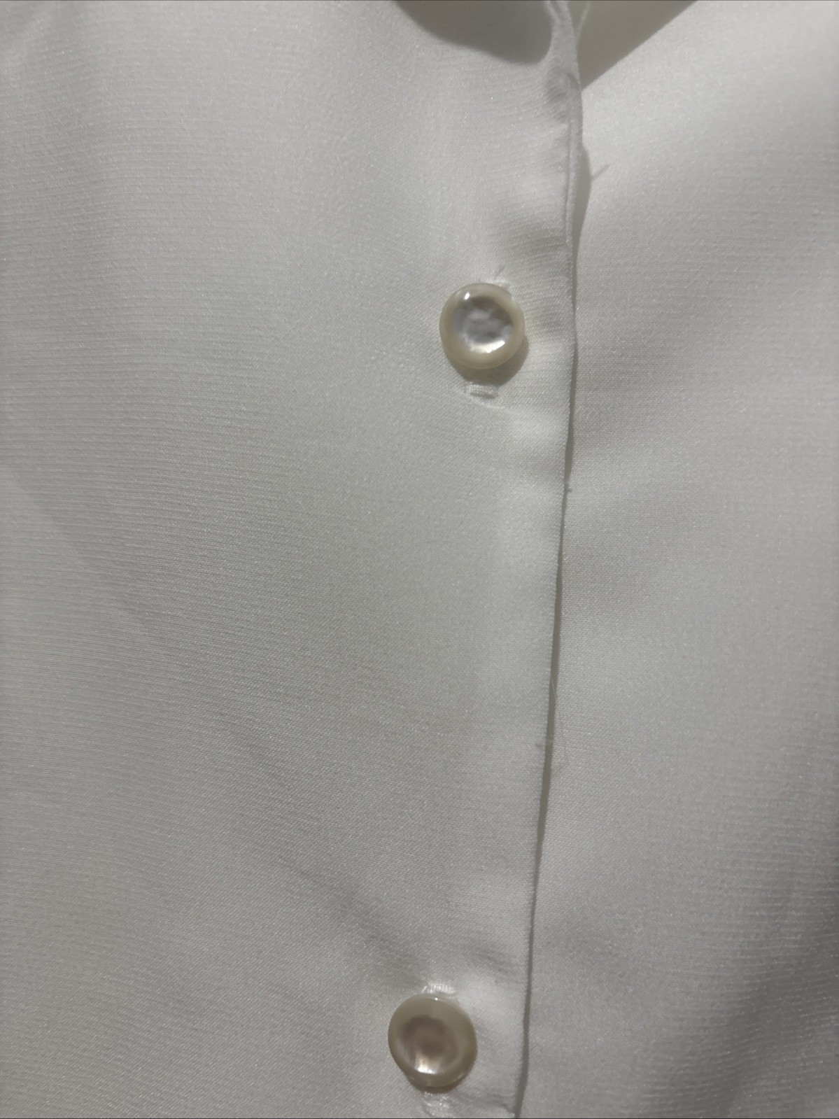 Vintage Lee Mar Pageant White Secretary Blouse Embroidered Women’s L (16)
