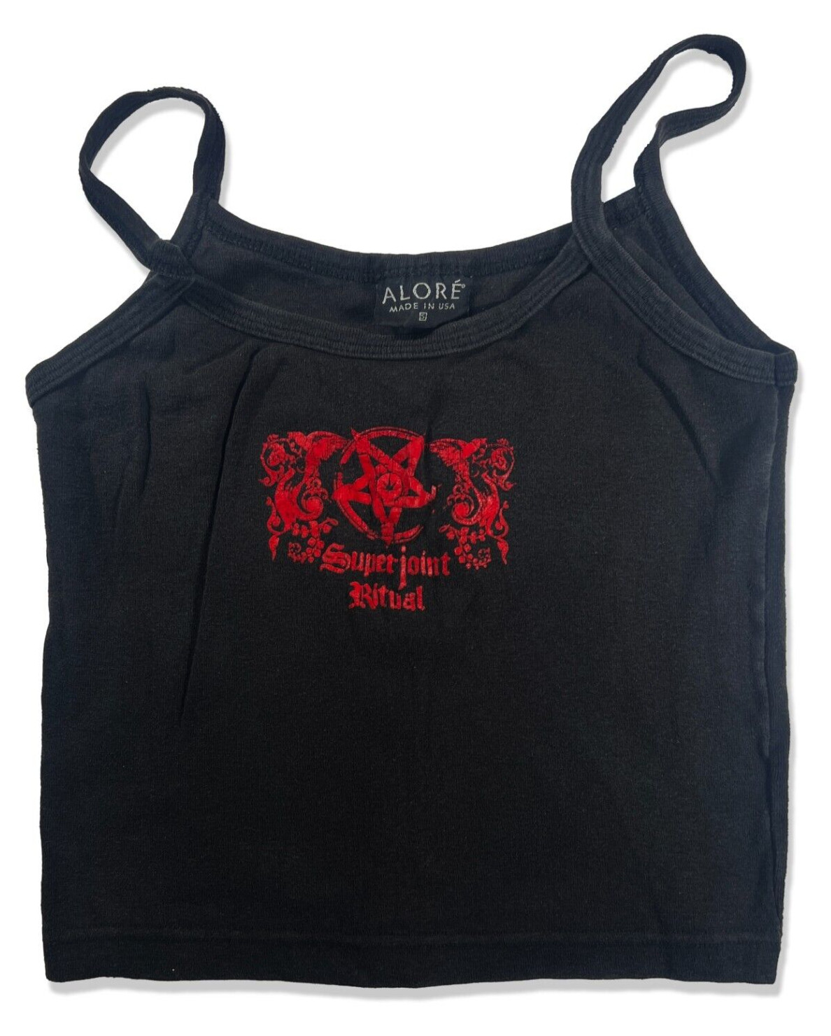 2003 Vintage SUPERJOINT RITUAL Tour Merch RARE Small Cropped Camisole Top