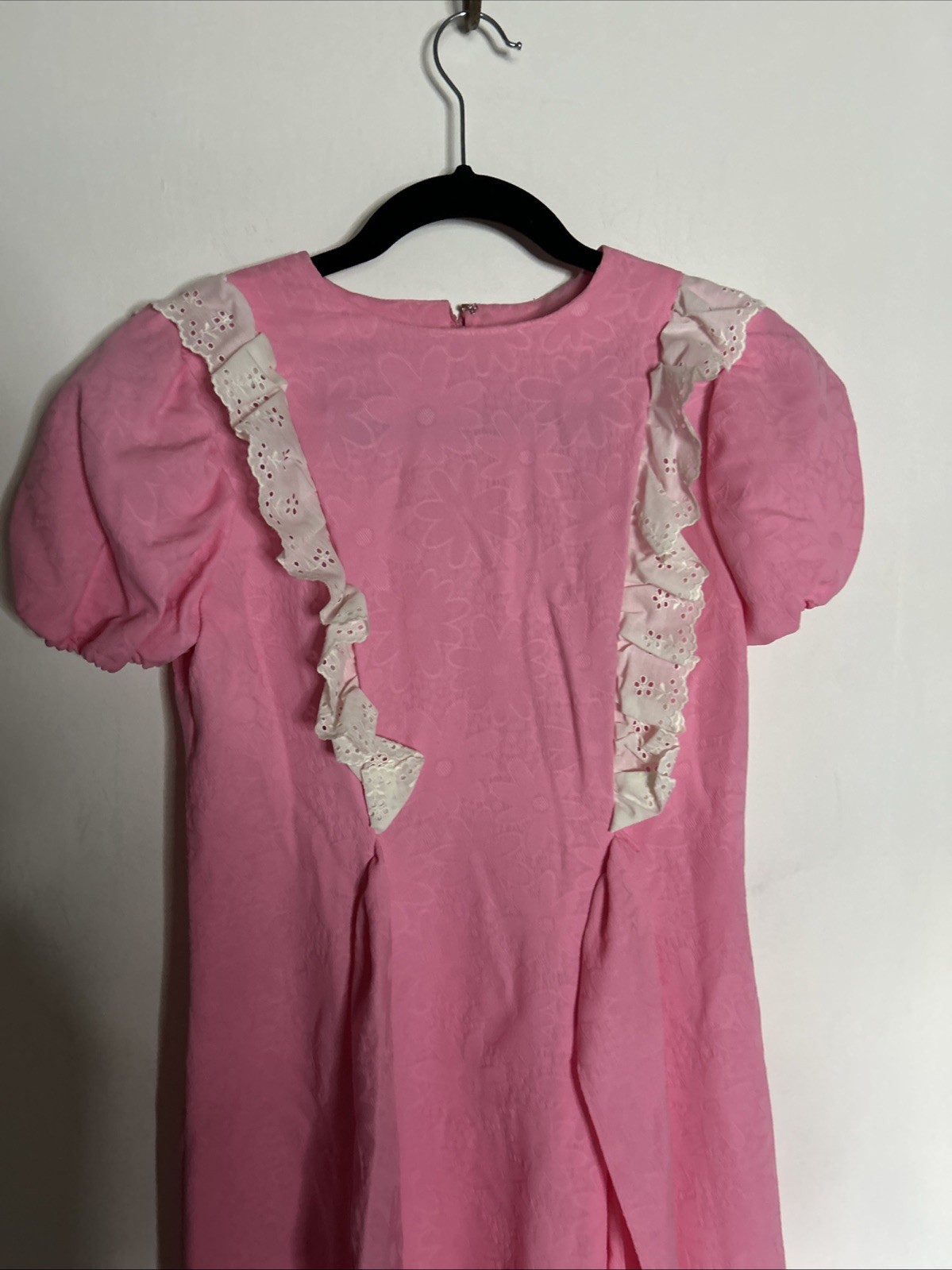 60’s Juniors Vintage Full-Length Dress- Prairie Cottagecore Good Condition Small