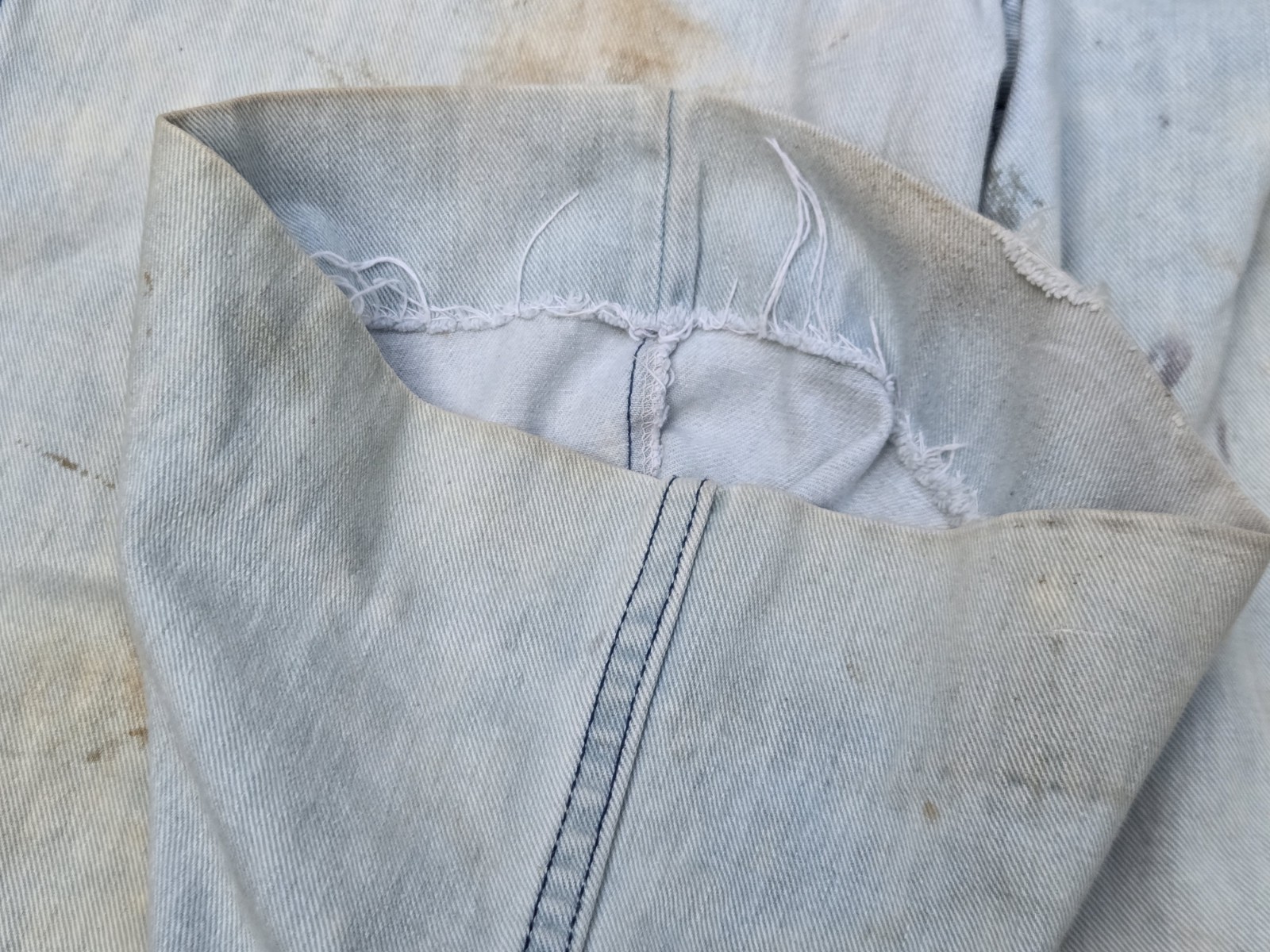 Vintage 1970s Faded Glory Bell Bottom Jeans Women’s Distressed Wildcat Denim