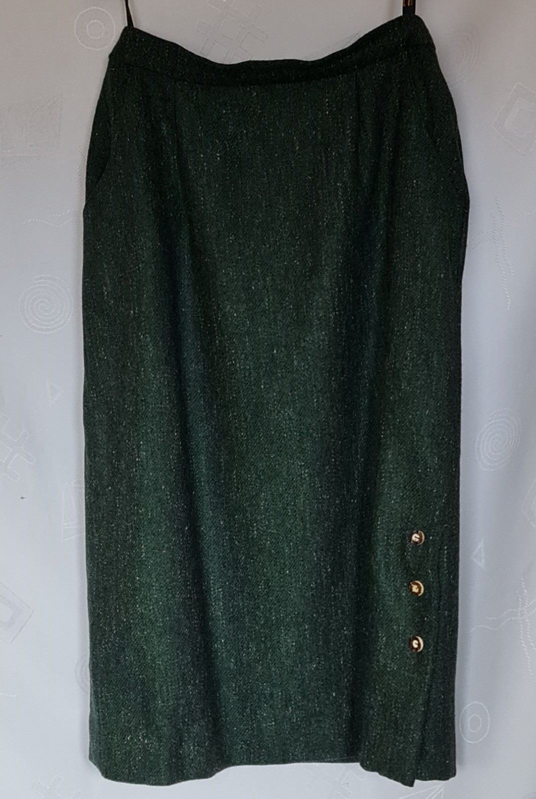 SKIRT VINTAGE HASPEL TRACHTEN OKTOBERFEST DIRNDL TYROLEAN WOMENS SIZE US 12 EU40