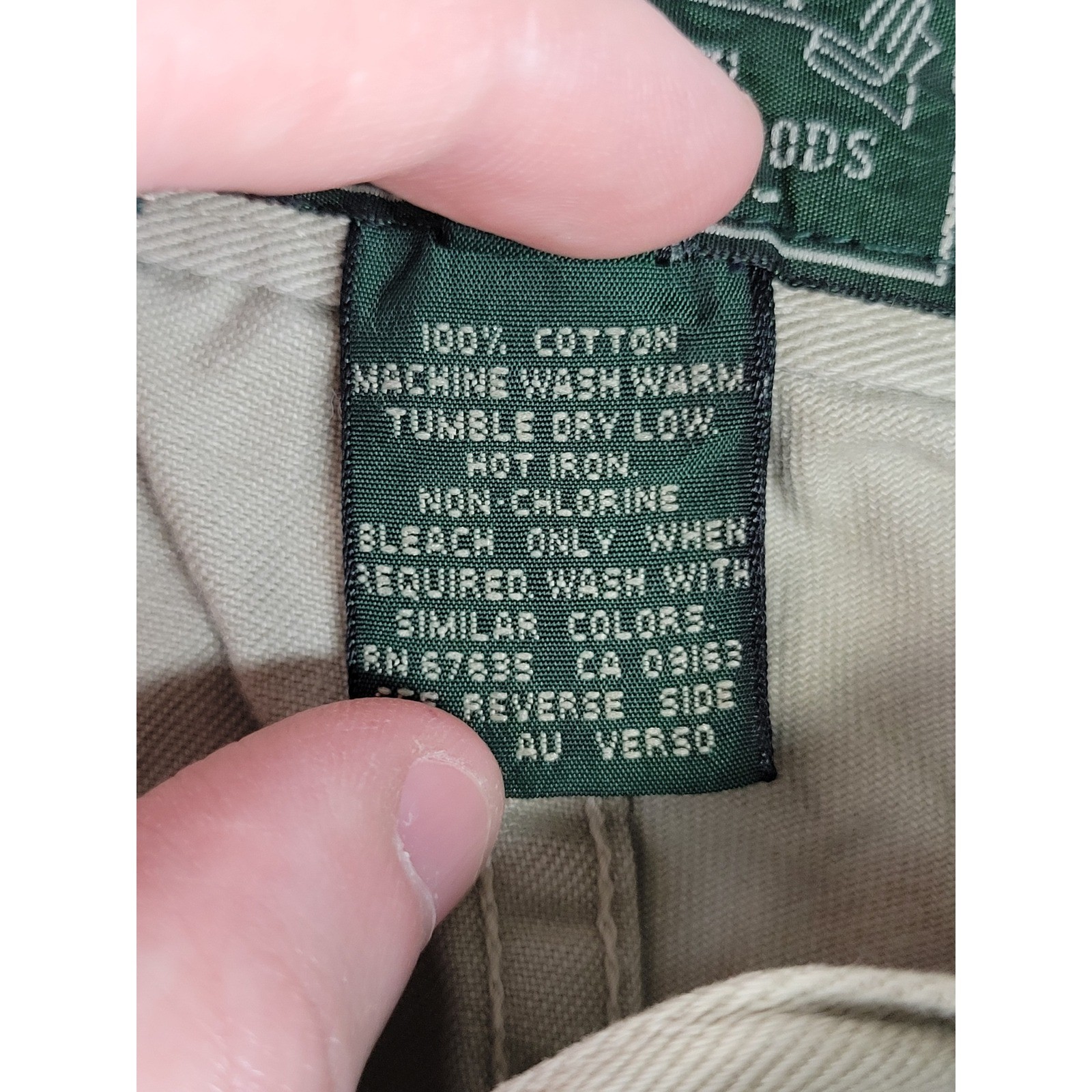 Ralph Lauren Country Vintage Khaki Chino Pants Made in USA Beige Size 10 28×29