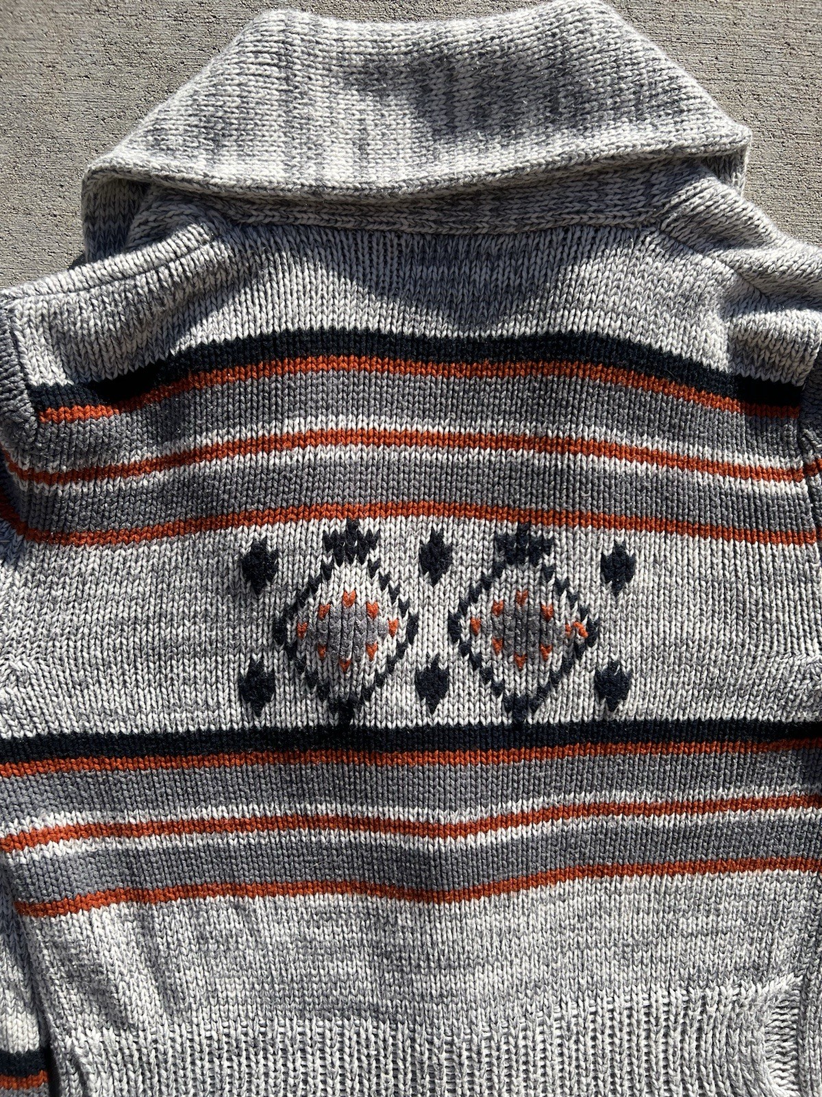 Vintage 70s Women’s Shawl Collar Cardigan Made By Sigallo Size Large