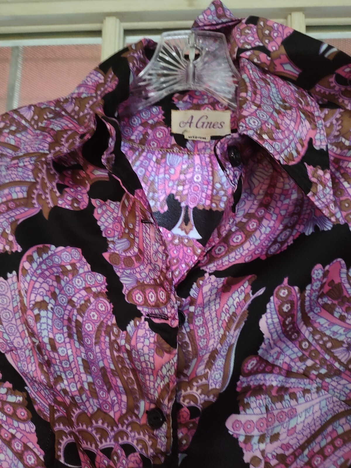 Vintage Women’s 60s 70s Paisley Gogo Mod Disco Hippie Dress Size 6/8