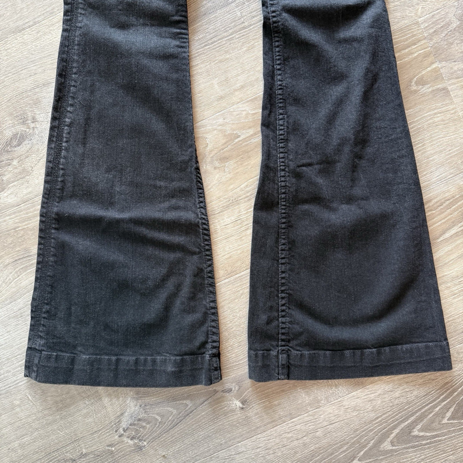 Vintage 90s Hudson Bellbottom Flare Jeans Black Women’s Size 26
