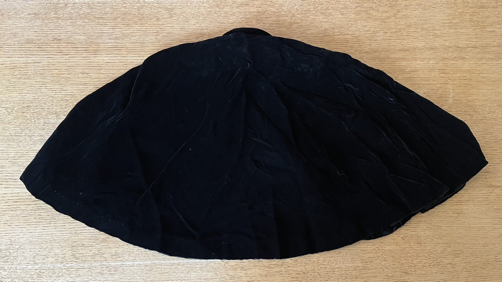 Vintage National Recovery Board Coat & Suit Industry Black Velvet Bolero Capelet