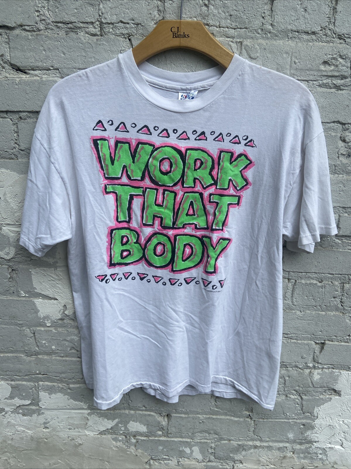 Vintage 90s T-Shirt Work That Body Tee SZ XL