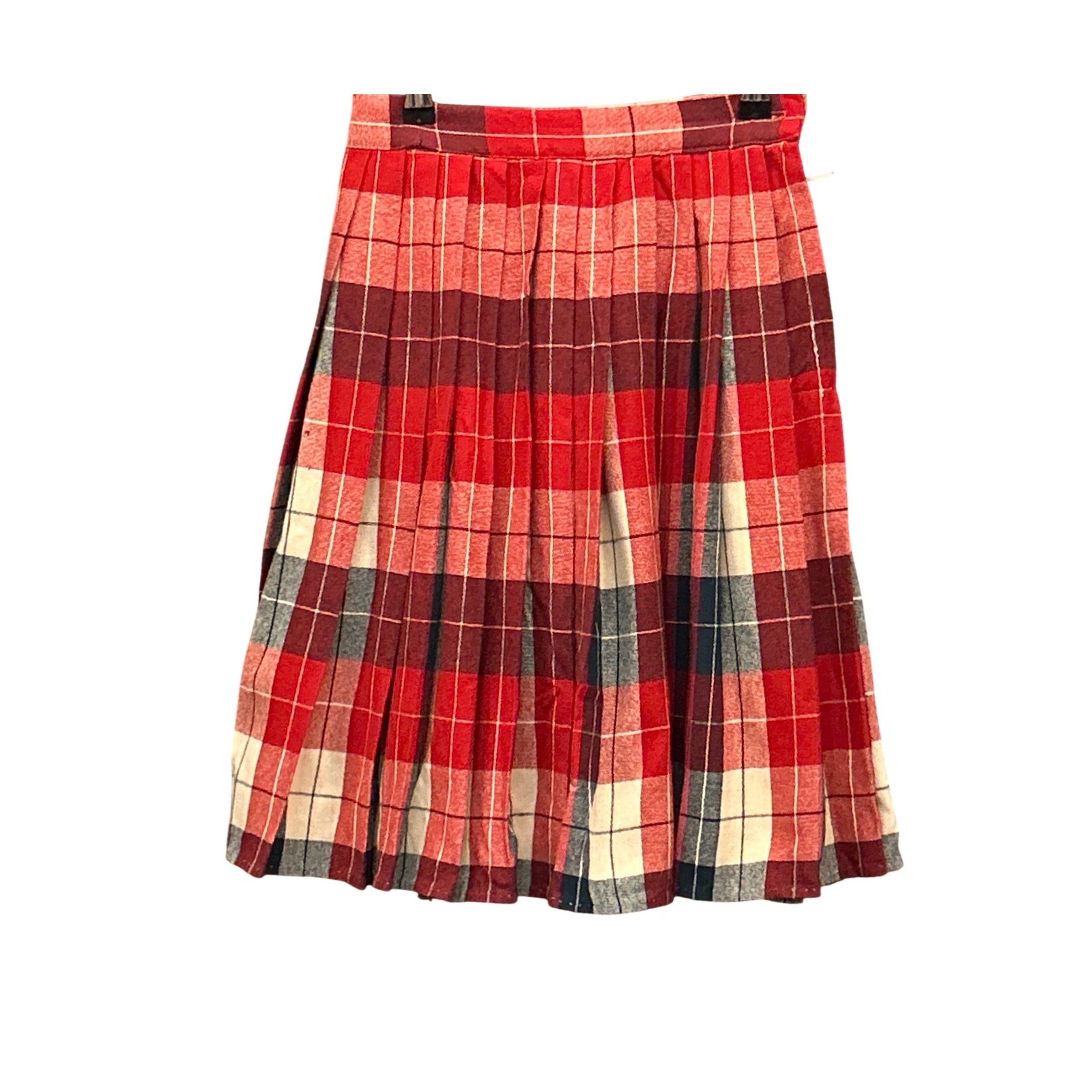 Vintage Heritage Plaid Pleated Skirt Dark Academia Preppy Ivy League Old Money