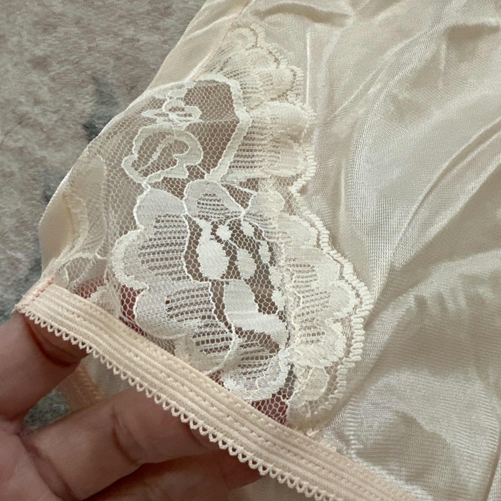NWT Vintage Vanity Fair Panties Nylon Nouveau 8 XL Inside Tag Mandarin Blush