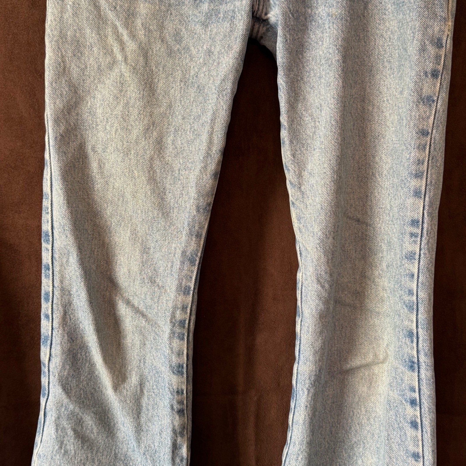 Blue Asphalt Vintage 90s High Waisted Light Wash Straight Leg Jeans Size 5