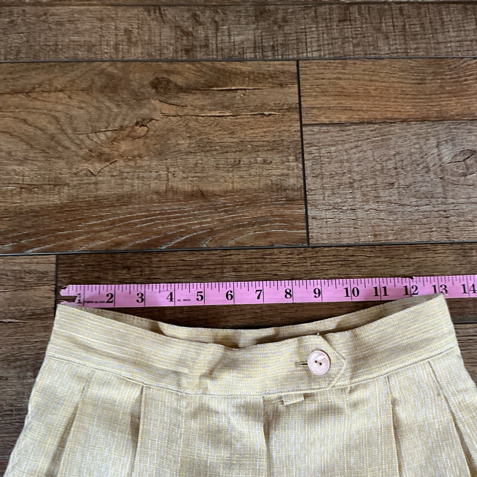80s VTG Rialto California Rayon Silk Blend Pleated Tapered Pants Sz M USA #4002