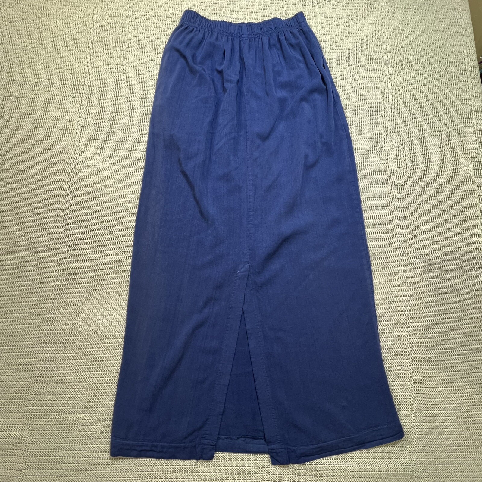 Vintage Women’s Action GEAR Sportswear 90’s Blue Maxi Dress With Pockets Size M