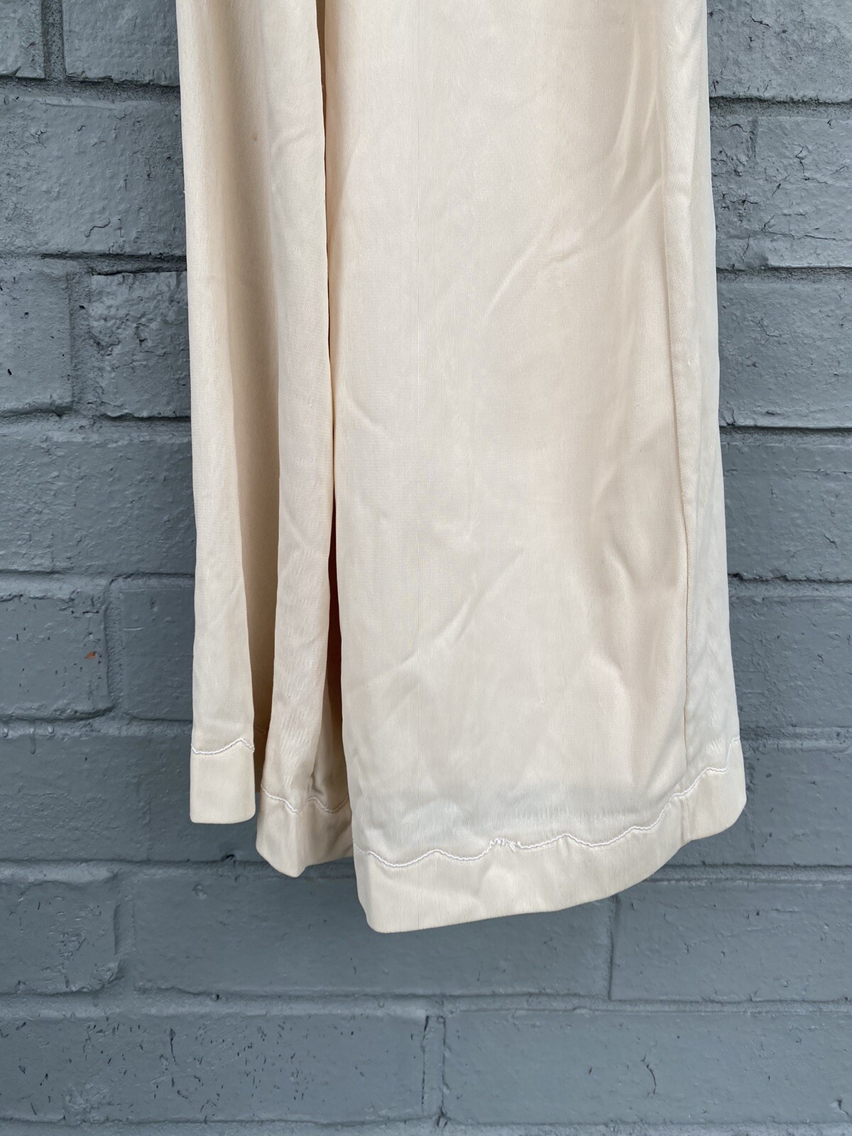 Vintage Sears The doesnt Slip, Slip Sheer Nightgown Fortrel Polyester 34 Short