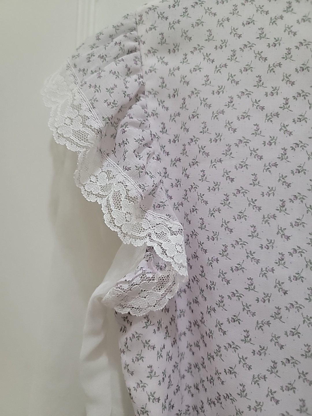 Pale Purple Floral Vintage Gunne Sax Dress Victorian Prairie 1970’s Girls 12