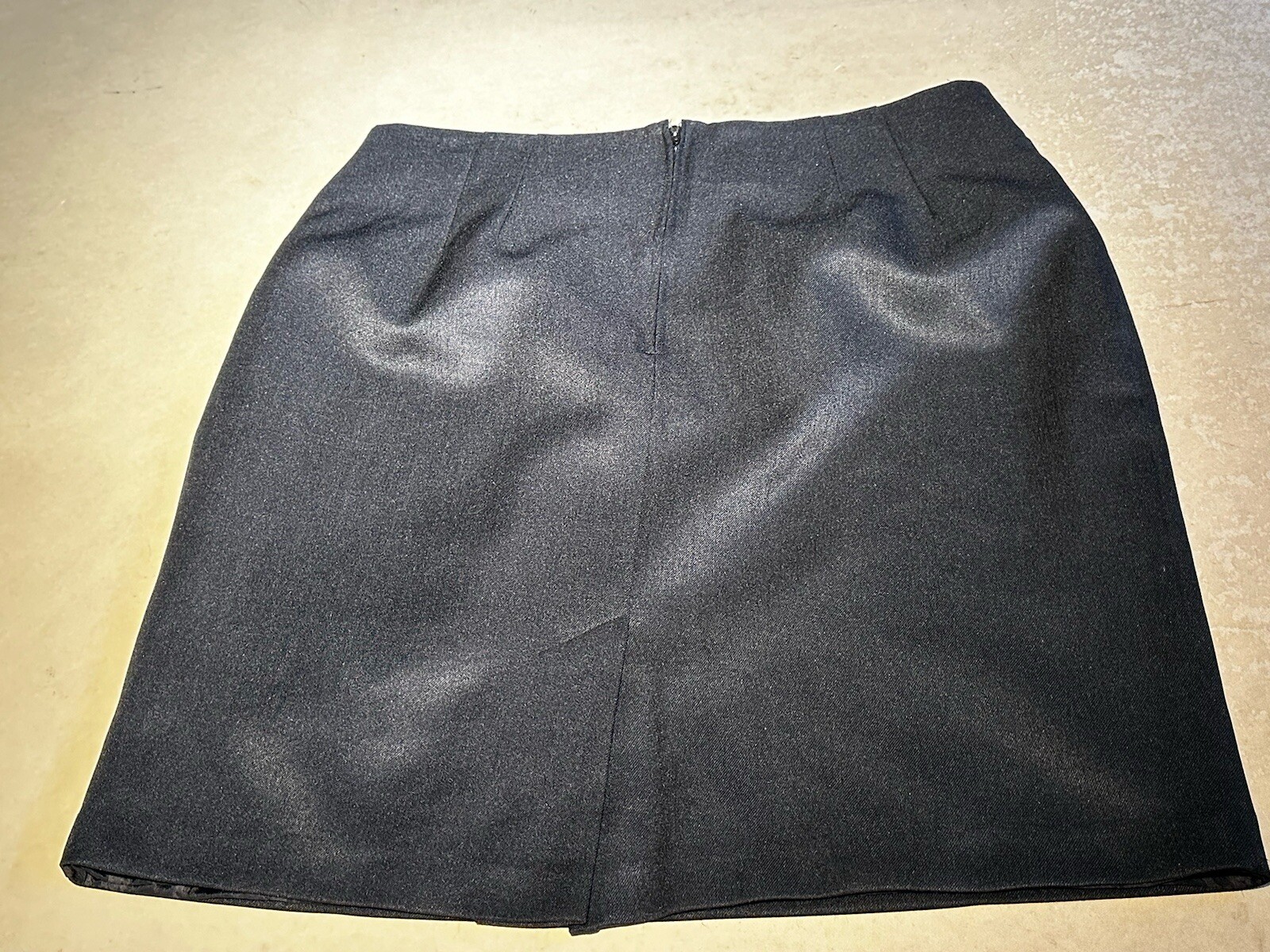 Vintage Laura Scott Womens Straight Shirt Blk Skirt Sz 14 Pre-owned
