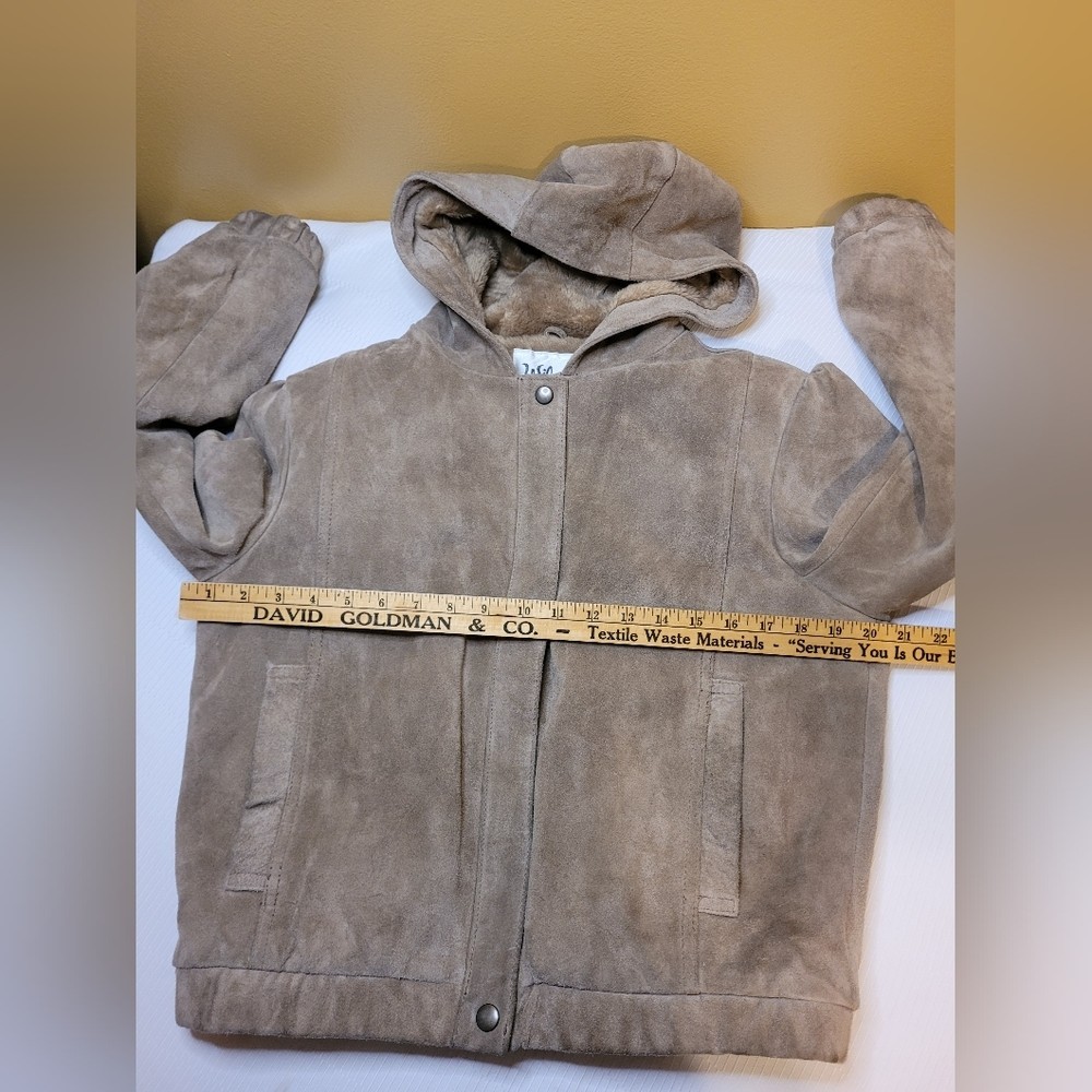 Vintage VTG Wilson Suede and Leather Jacket Made in Korea sz 12 Style 6697