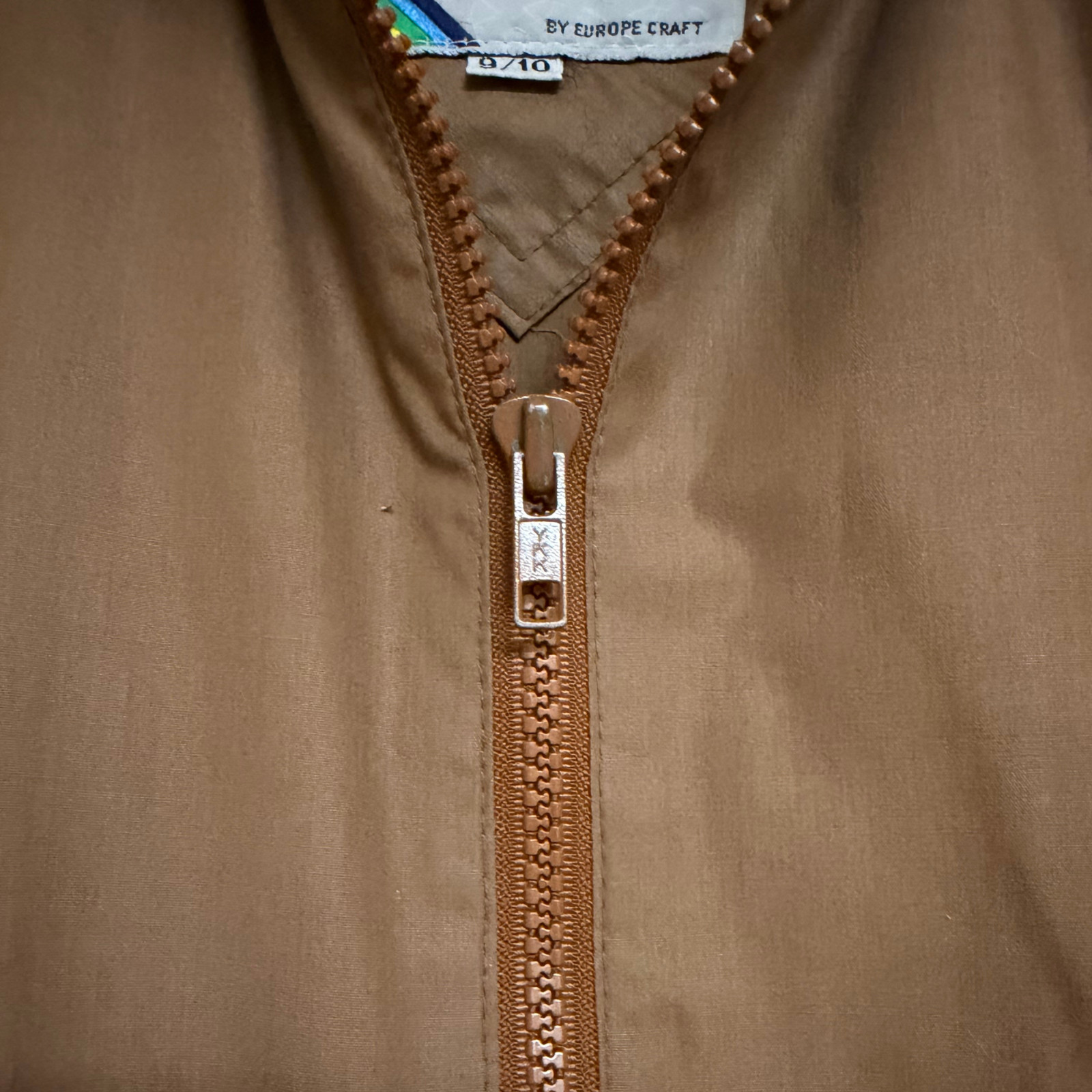 Vintage Members Only Europe Craft Women’s Brown Jacket Size 9/10 Classic Full Zp