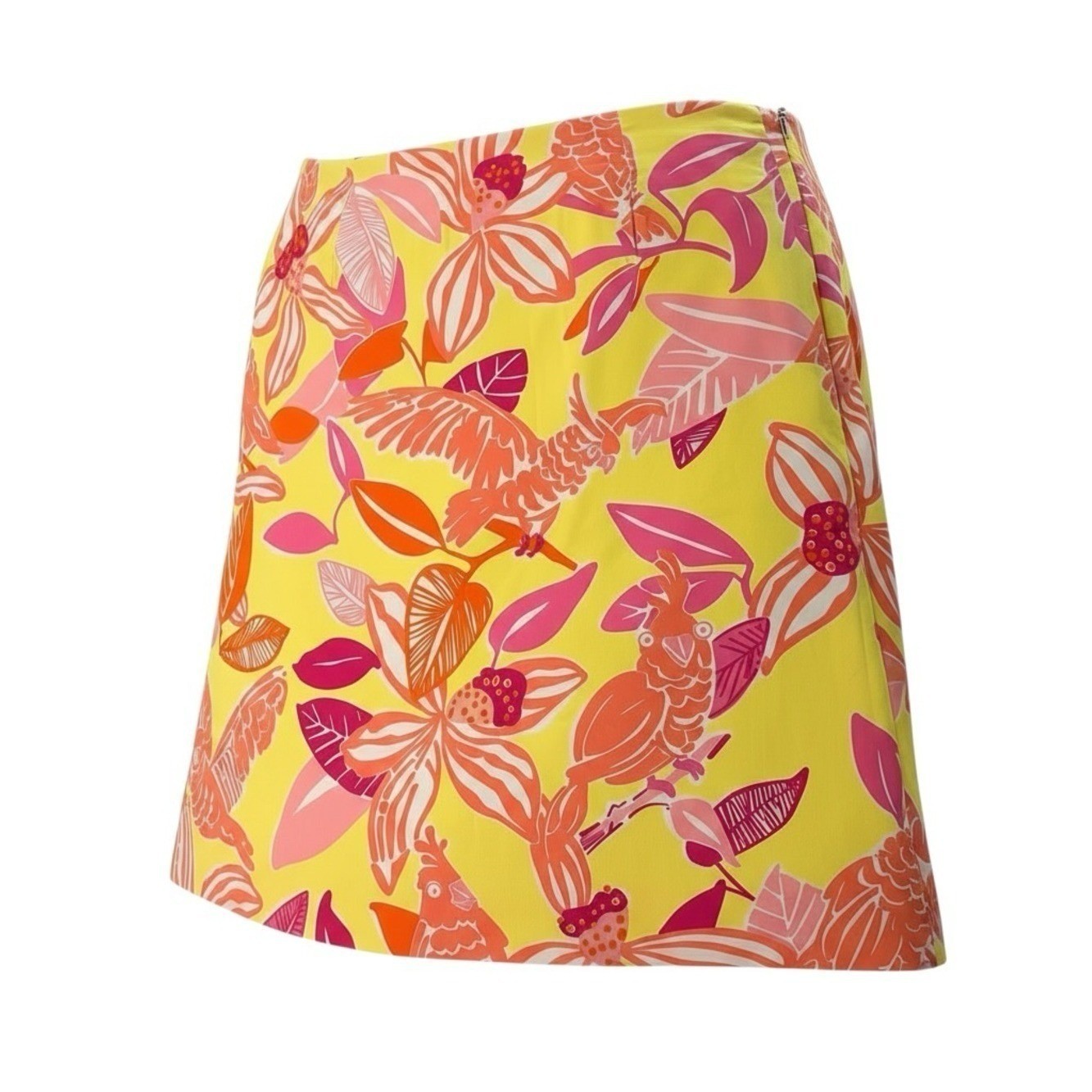♾️White Tag Lilly Pulitzer Pacific Wing Skirt Sz 10 Vintage Preppy♾️