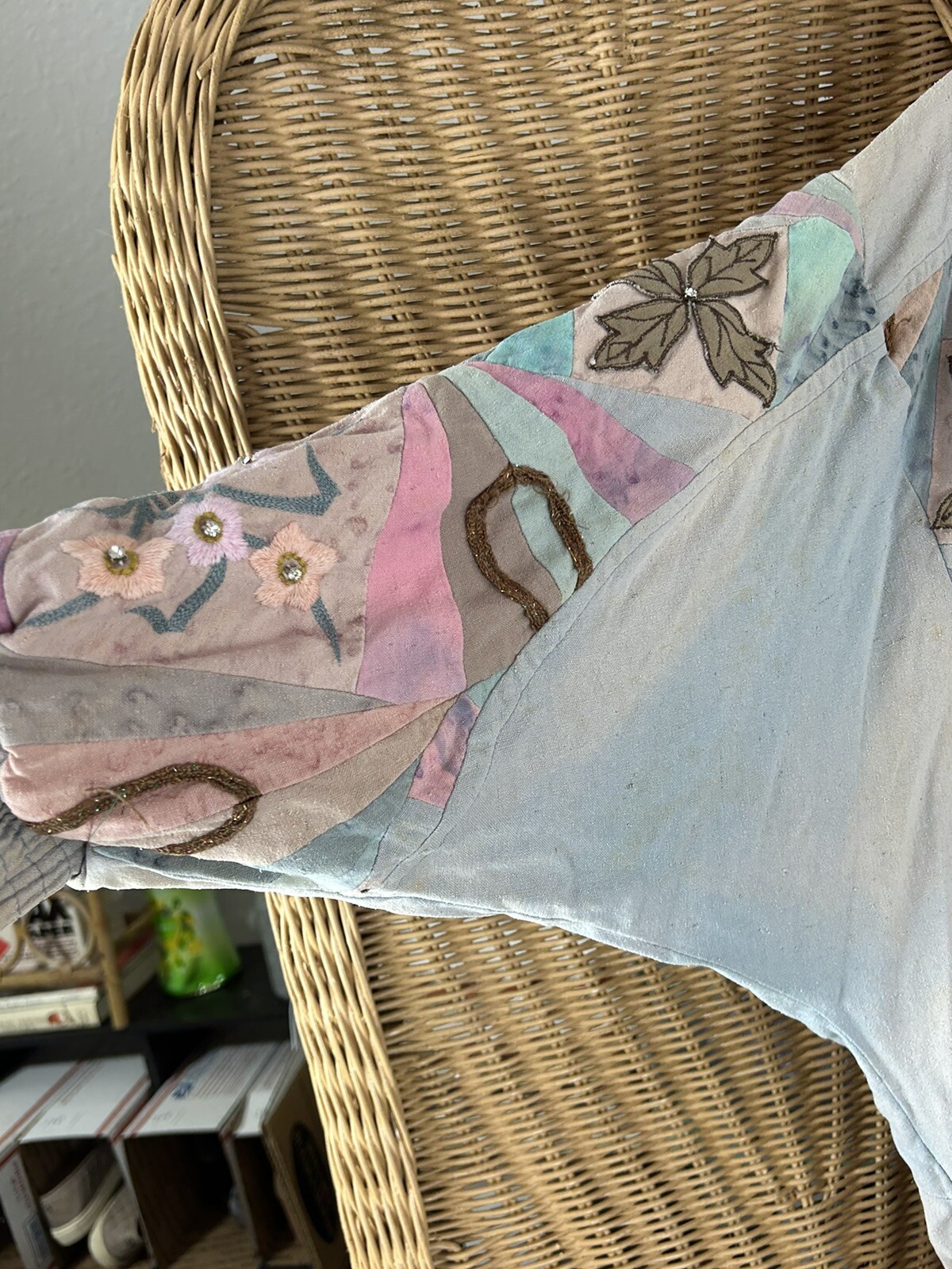 Lim’s distressed vintage jacket