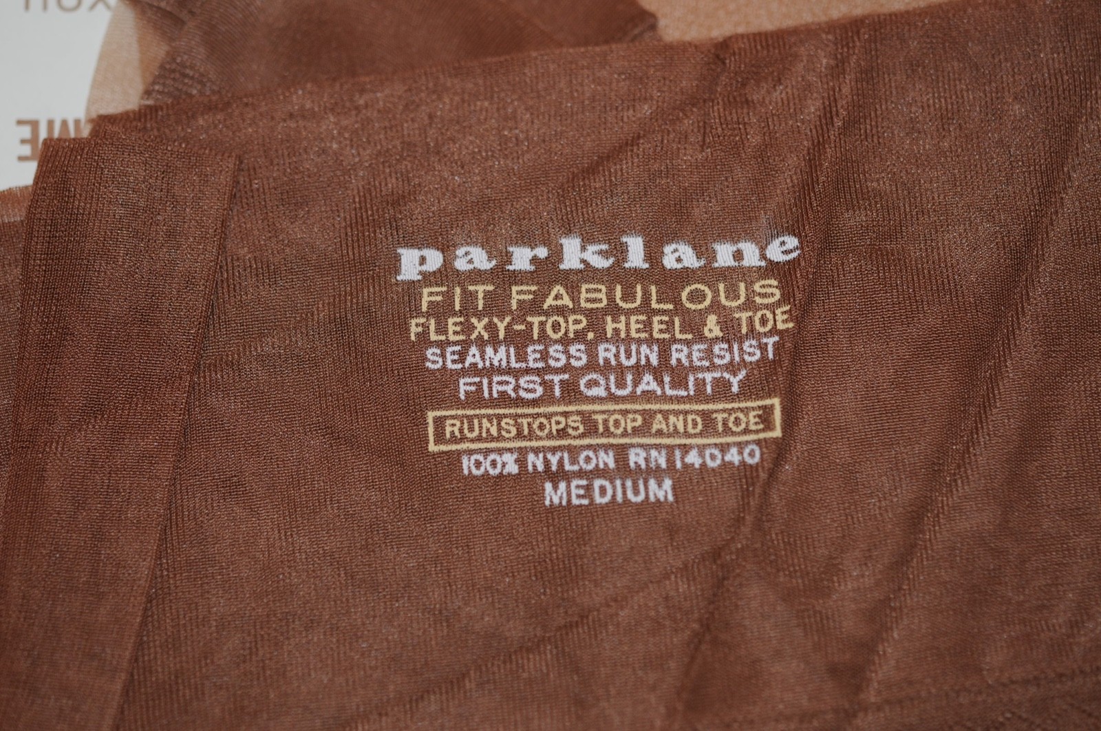 Vintage Parklane Nylon Stockings Size 9 1/2, 4 Pair