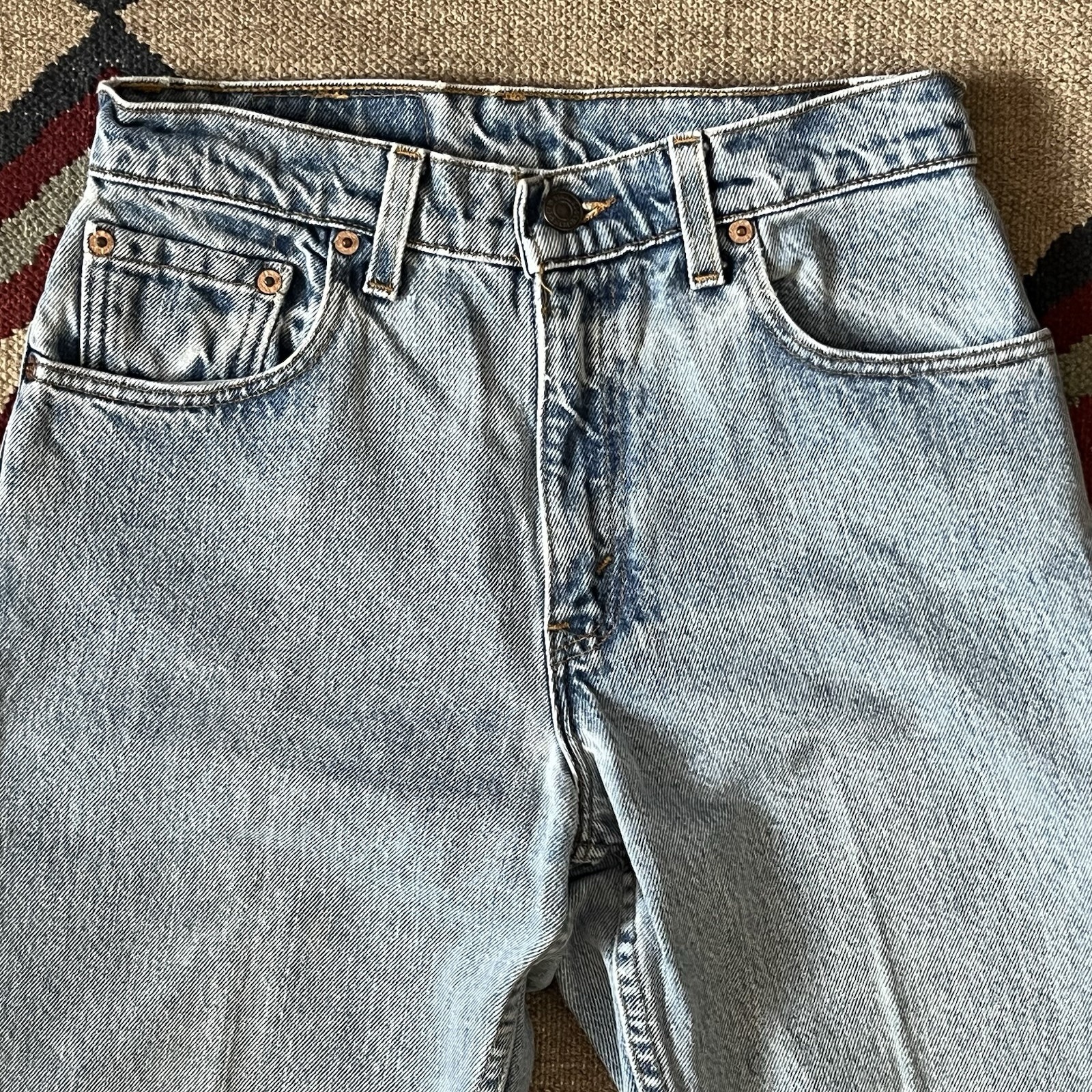 Vintage 90s Levi’s 550 Jeans Women’s 27×32 USA Made Relaxed Tapered Leg