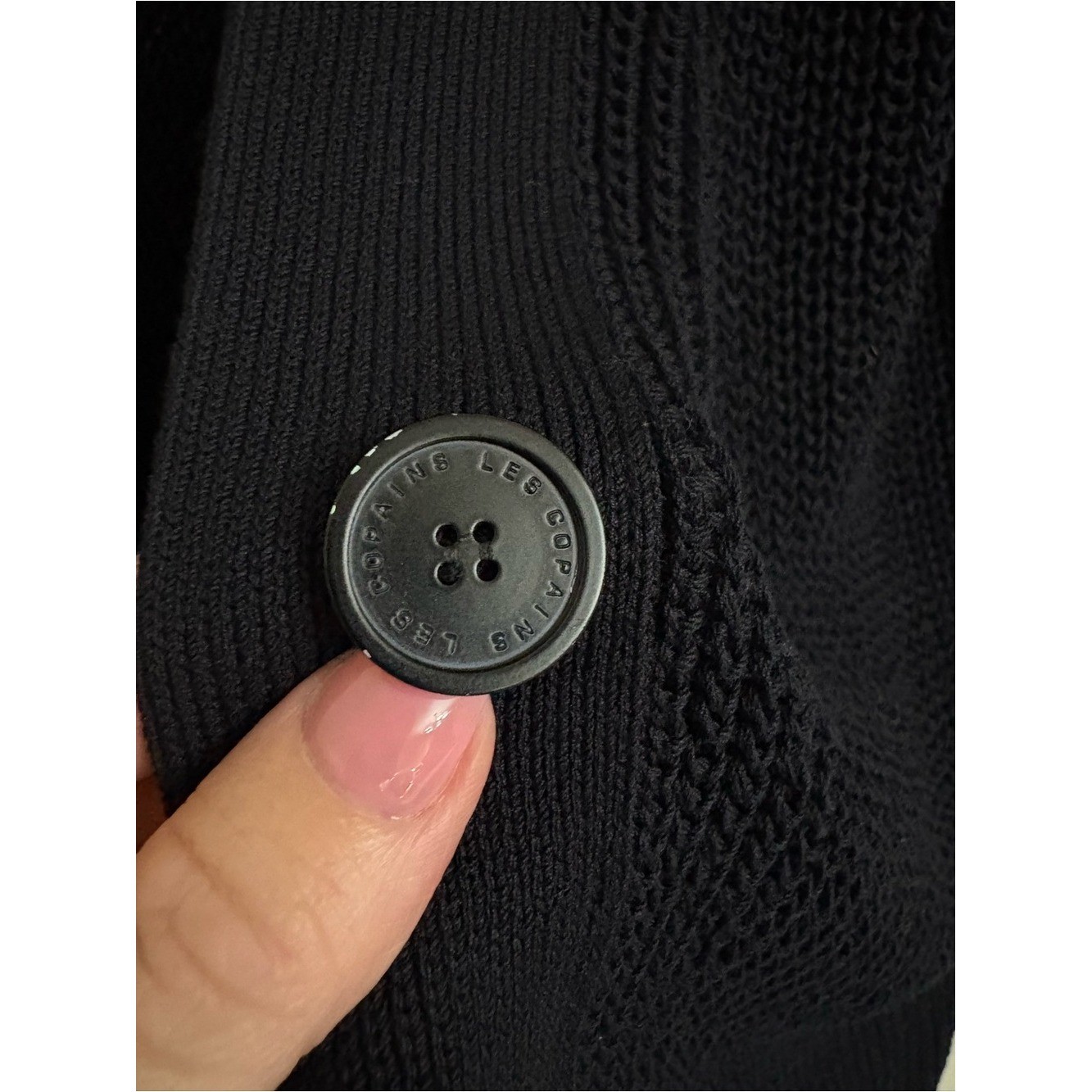 Les Copains Italy Oversized Cotton Cocoon Cardigan S Luxury quiet luxury