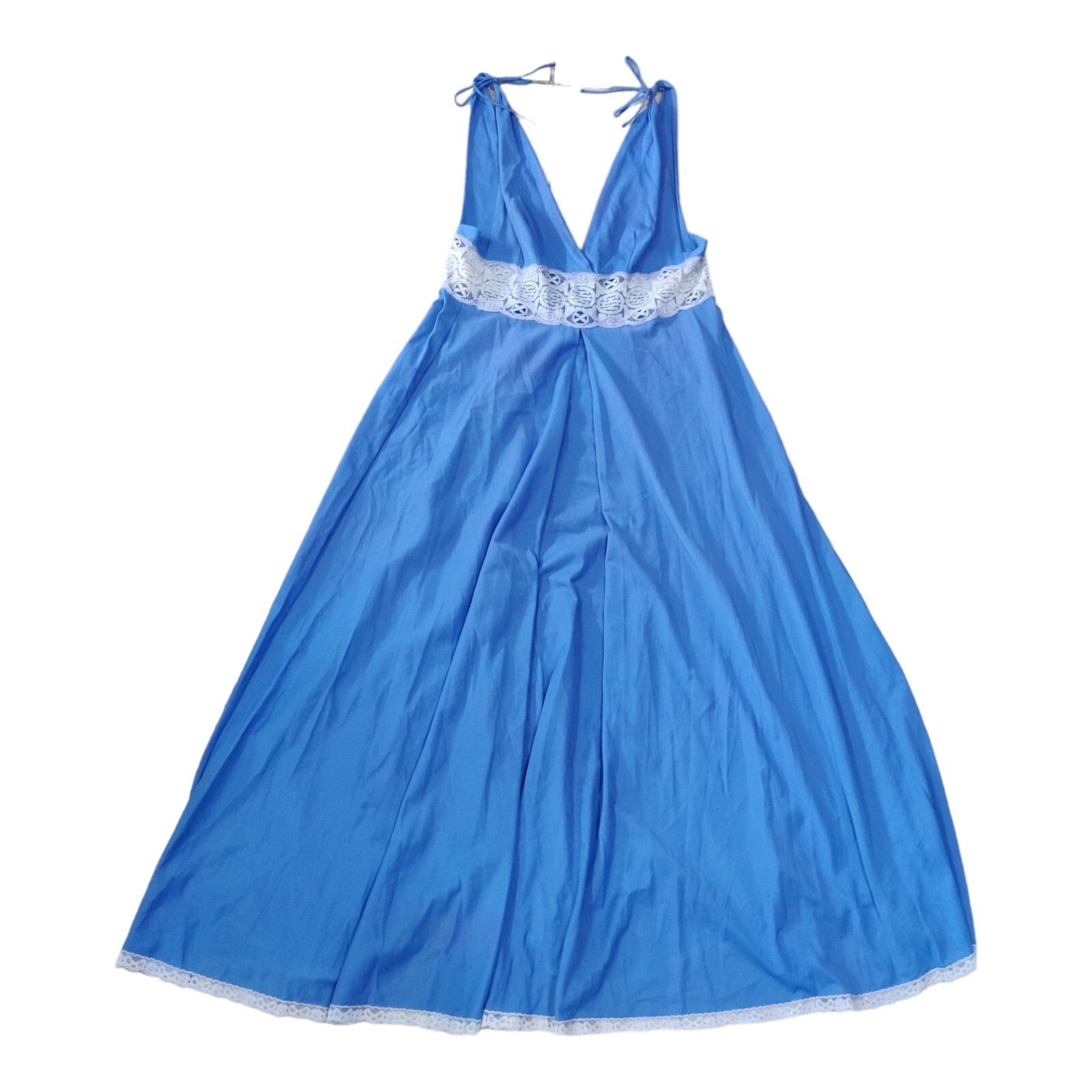 Claire Sandra Lucie Ann Beverly Hills Blue Night Gown Dress NO SIZE