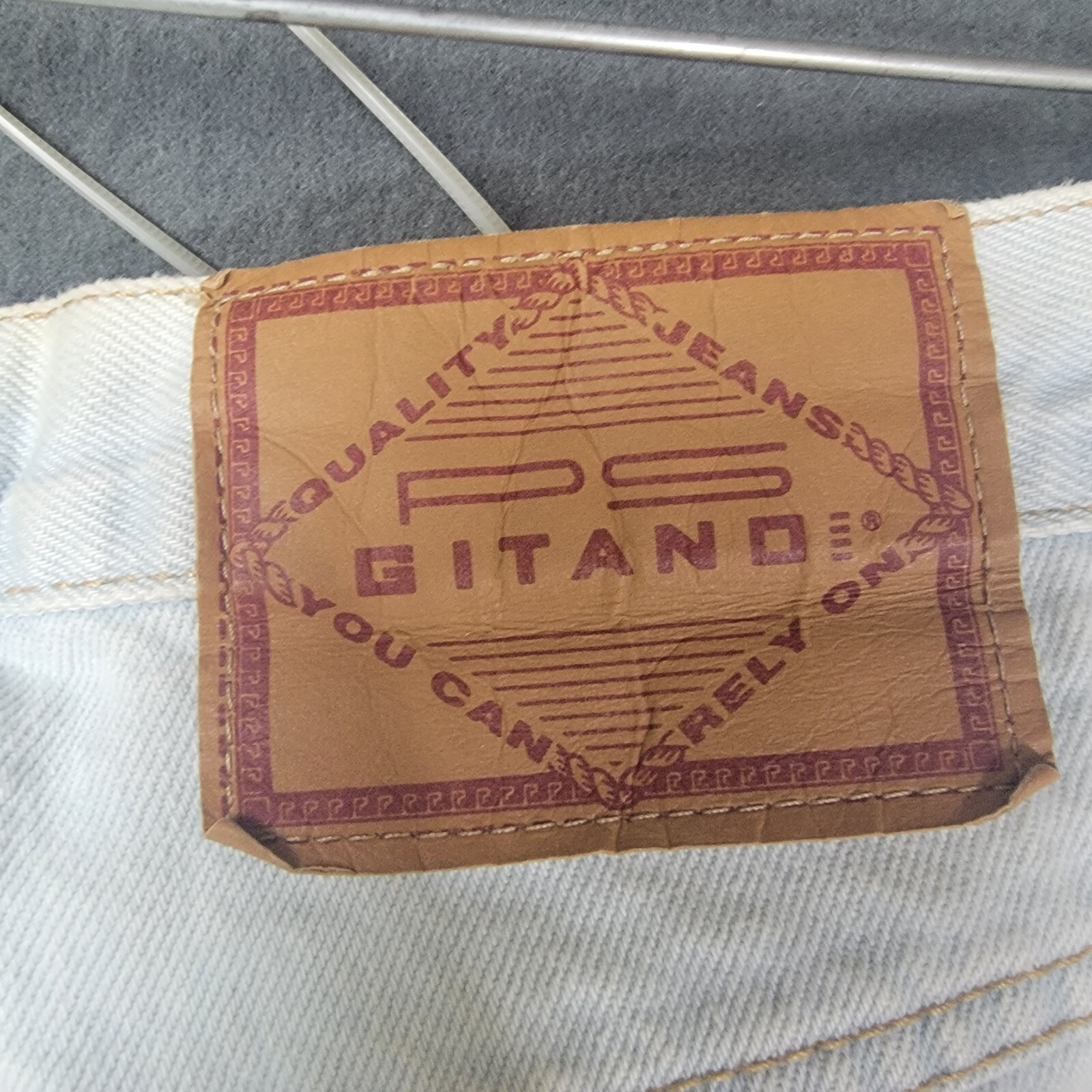 Vtg PS Gitano High Rise Mom Jeans Medium Denim Sz 16 Long Straight Leg
