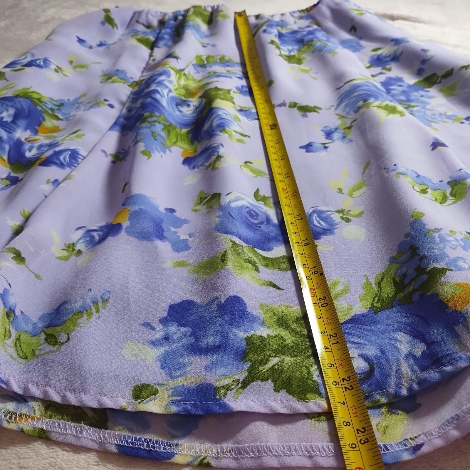 vintage 90s knee length rose floral skirt sz 12 cottagecore fairycore 1990s y2k