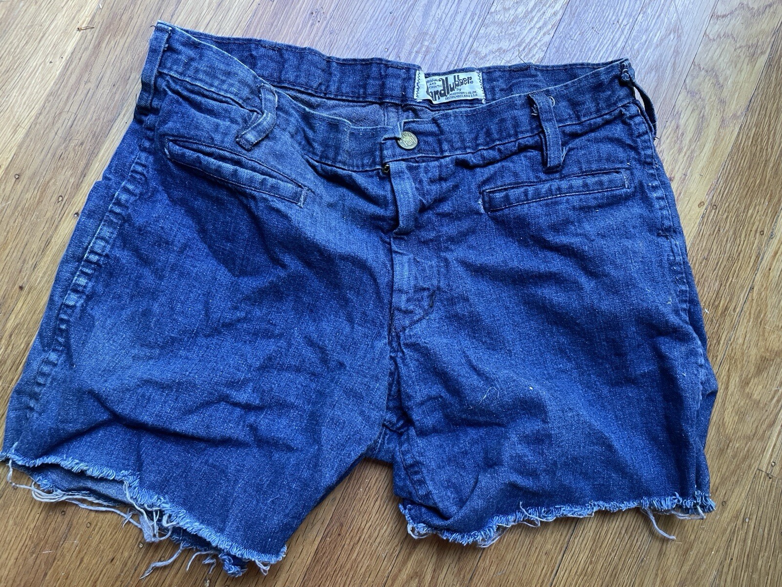 Landlubber American Denim Short Shorts 70s Vintage Fringe Sexy – Hoffman & Co