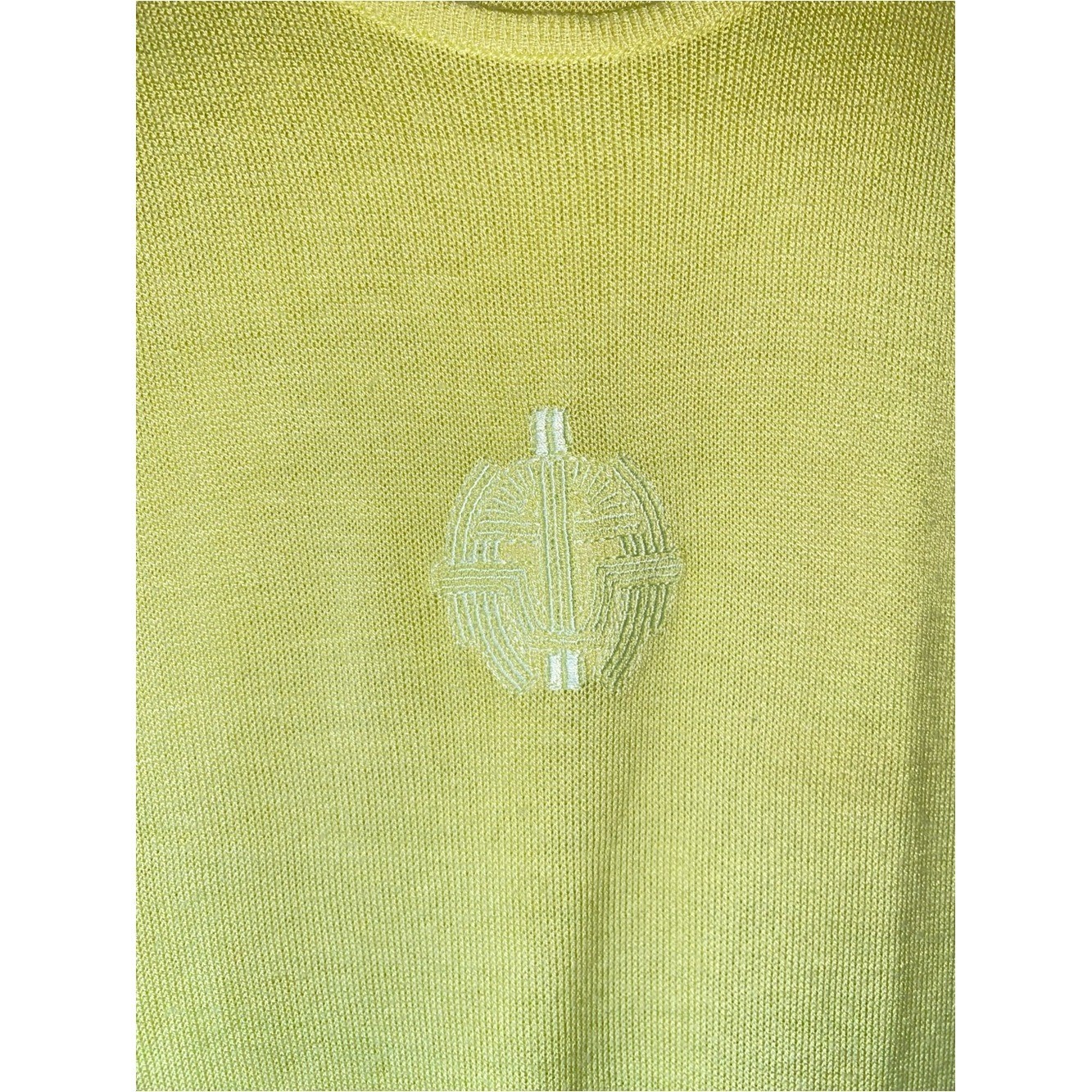 VTG Dino Valiano Germany Lime Green Knit Tank Top – Size M – European Luxury