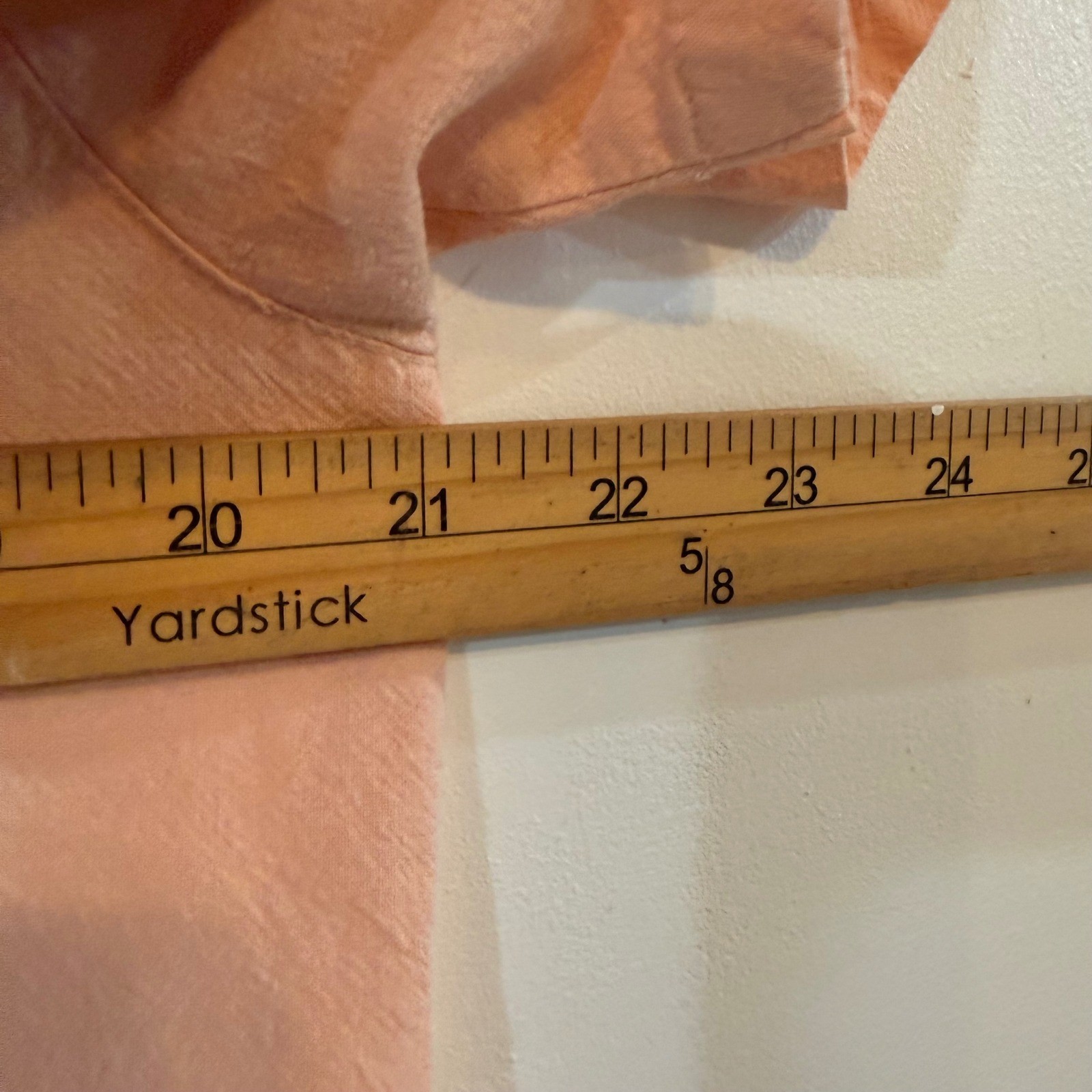 Vintage Peach Garden 100% Cotton Print Set Cottagecore Grannycore Gardencore