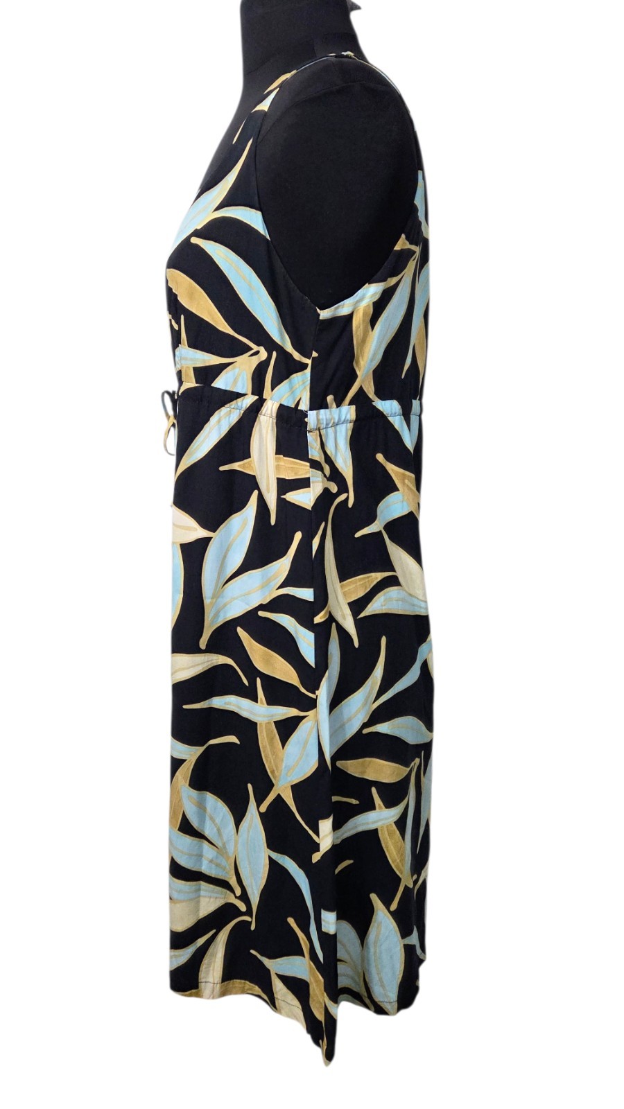 Shannon Marie Vintage Hawaiian Midi Tropical Dress Hawaii Tie Front Women’s L