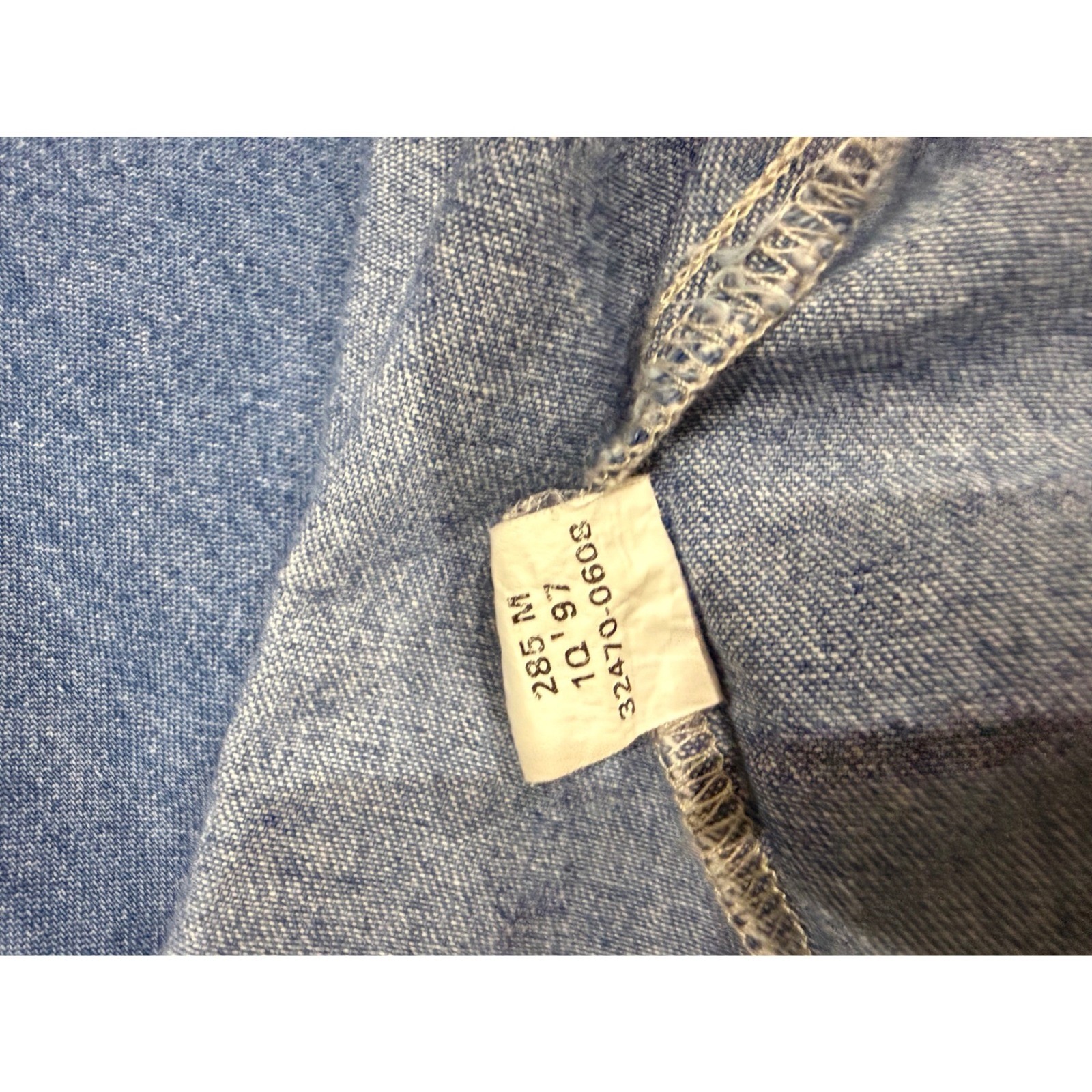 VTG Rare Levi’s Jeans Heritage White Tab Denim Vest ’97 Y2K Western Archive READ
