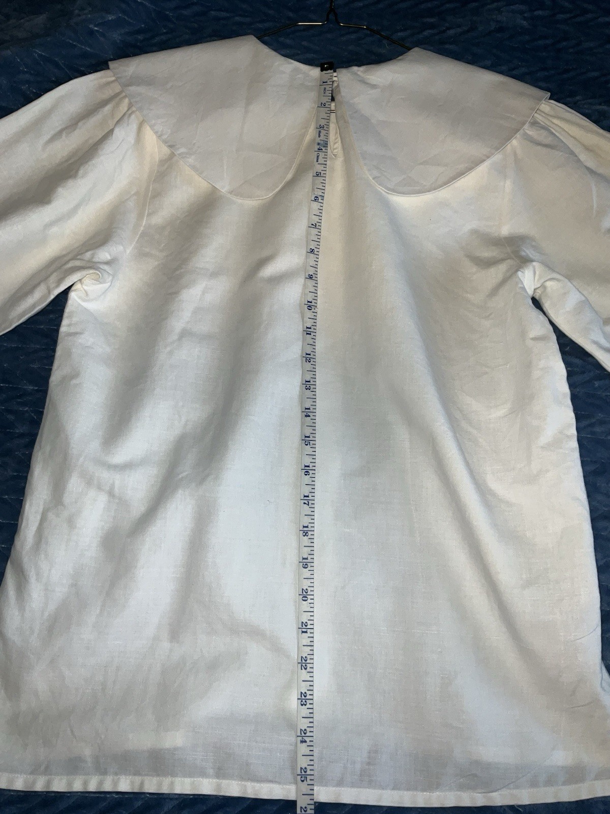 Eagle’s Eye Vintage Shirt With Embroidered Alphabet Collar Teacher Size 6