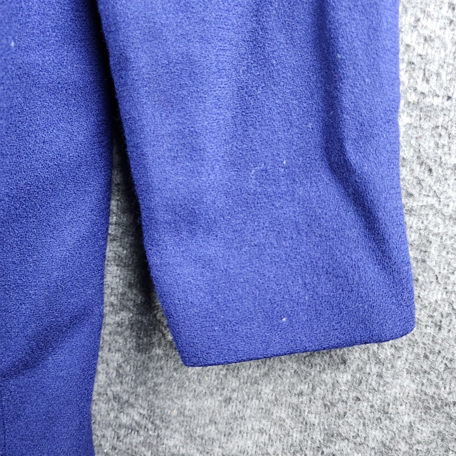 Evan-Picone Sheath Dress Women 12 Blue Worsted Wool Vintage Made in USA Toggle