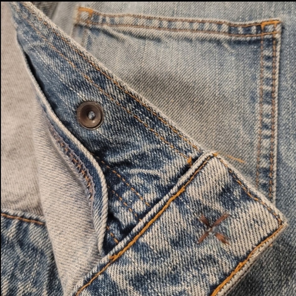 Vintage Y2K Upcycled Redone Custom Bling Gothic Cross Western Jean Jacket Medium