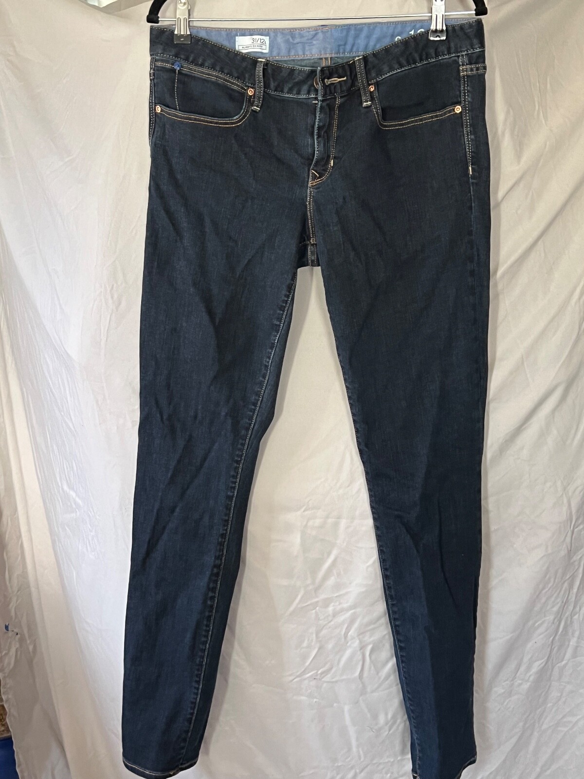 Gap 1969 Womens Dark Blue/Always Skinny/Low rise Jeans 12L