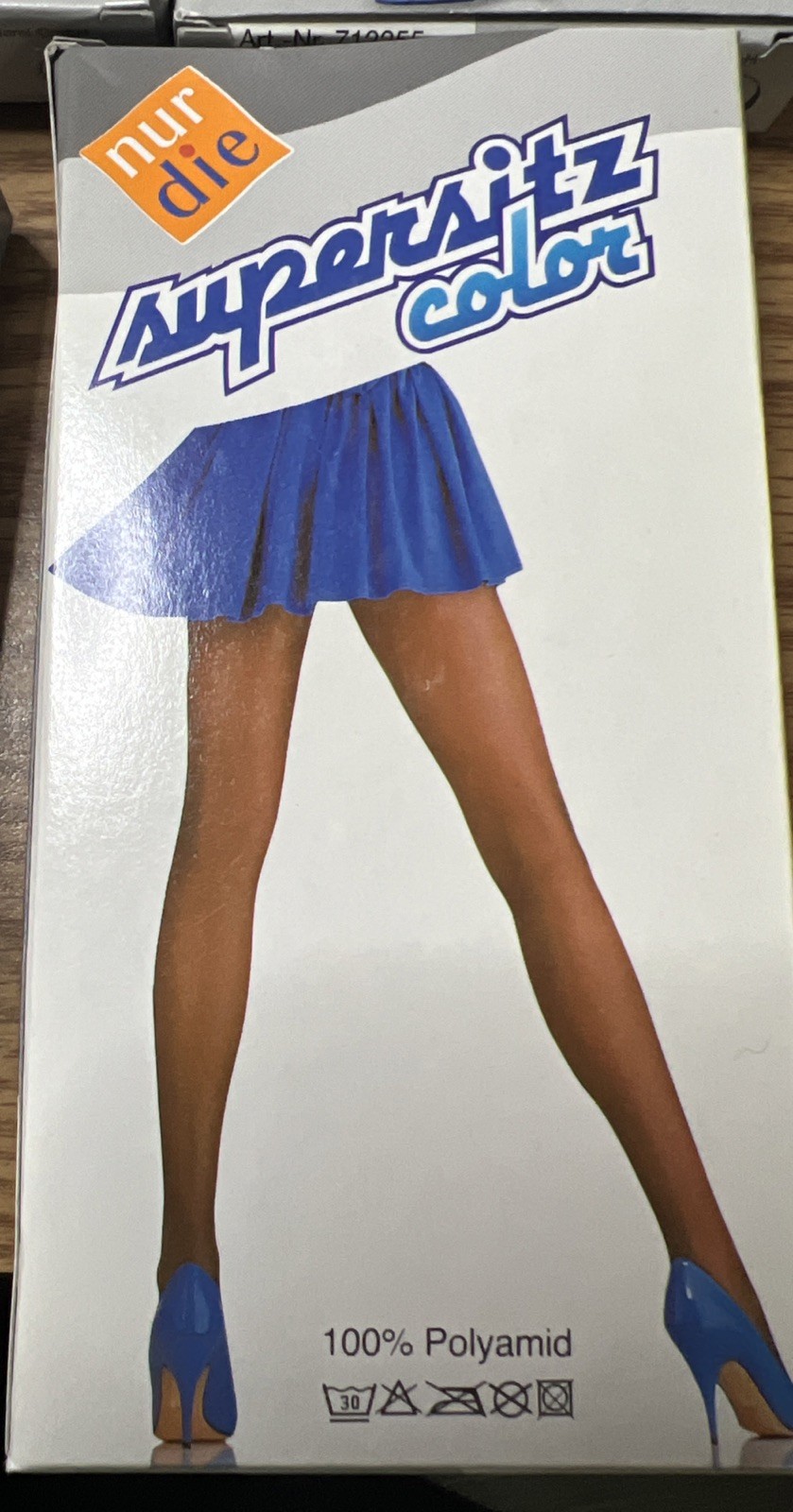 7 Nur Die Only The Vtg Sheer Nylon Tights 20 Den Size 46/48 Schwarz