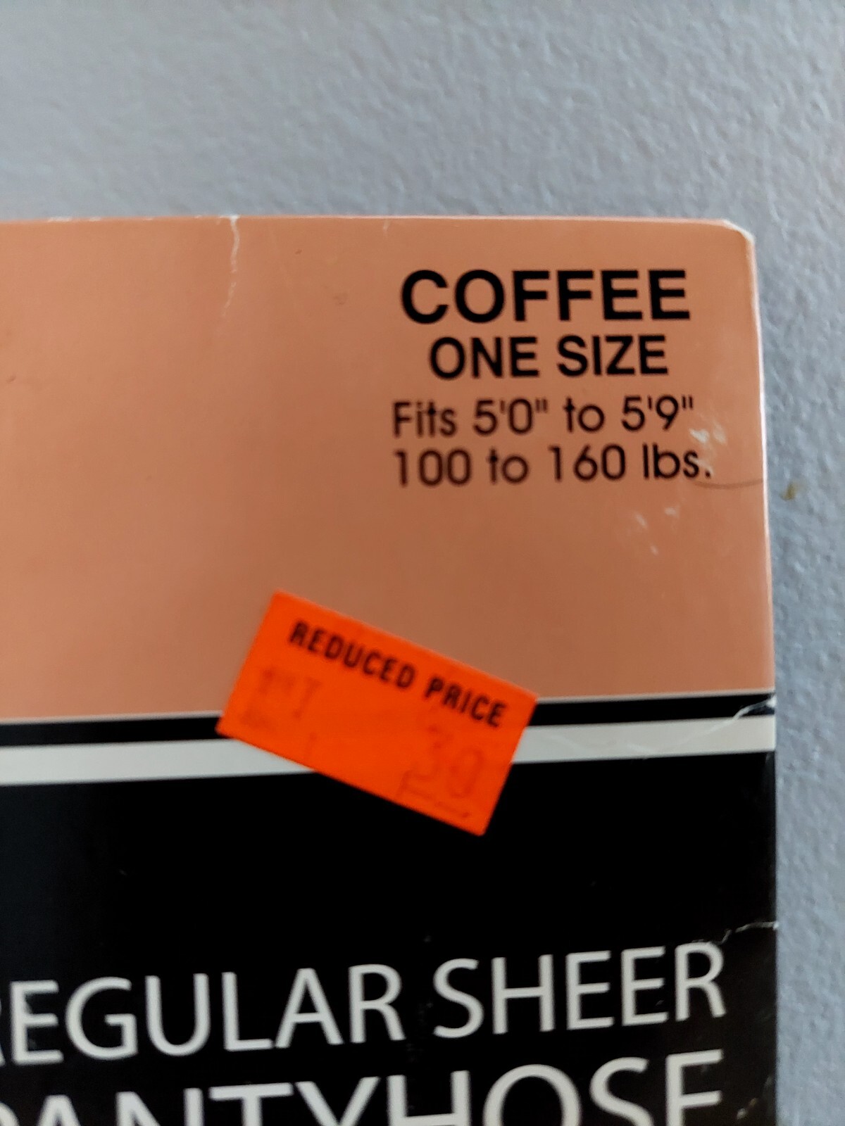 Vintage Pantyhose Ravinia Regular Sheer Rare Color Coffee One Size BDR4