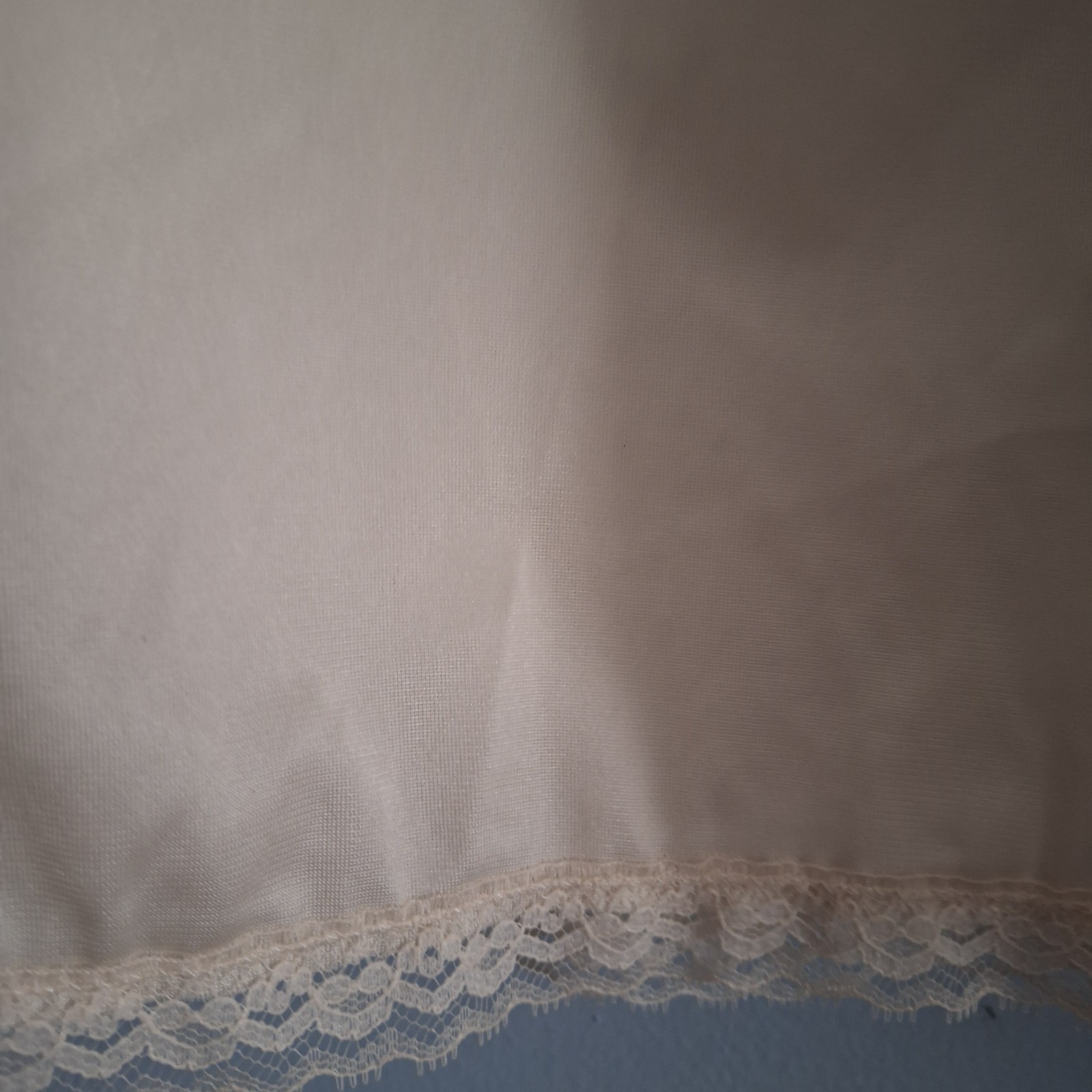 Vintage LORRAINE Half Slip Size 3X NWT Ivory Off White 26″ Length Lace Trim