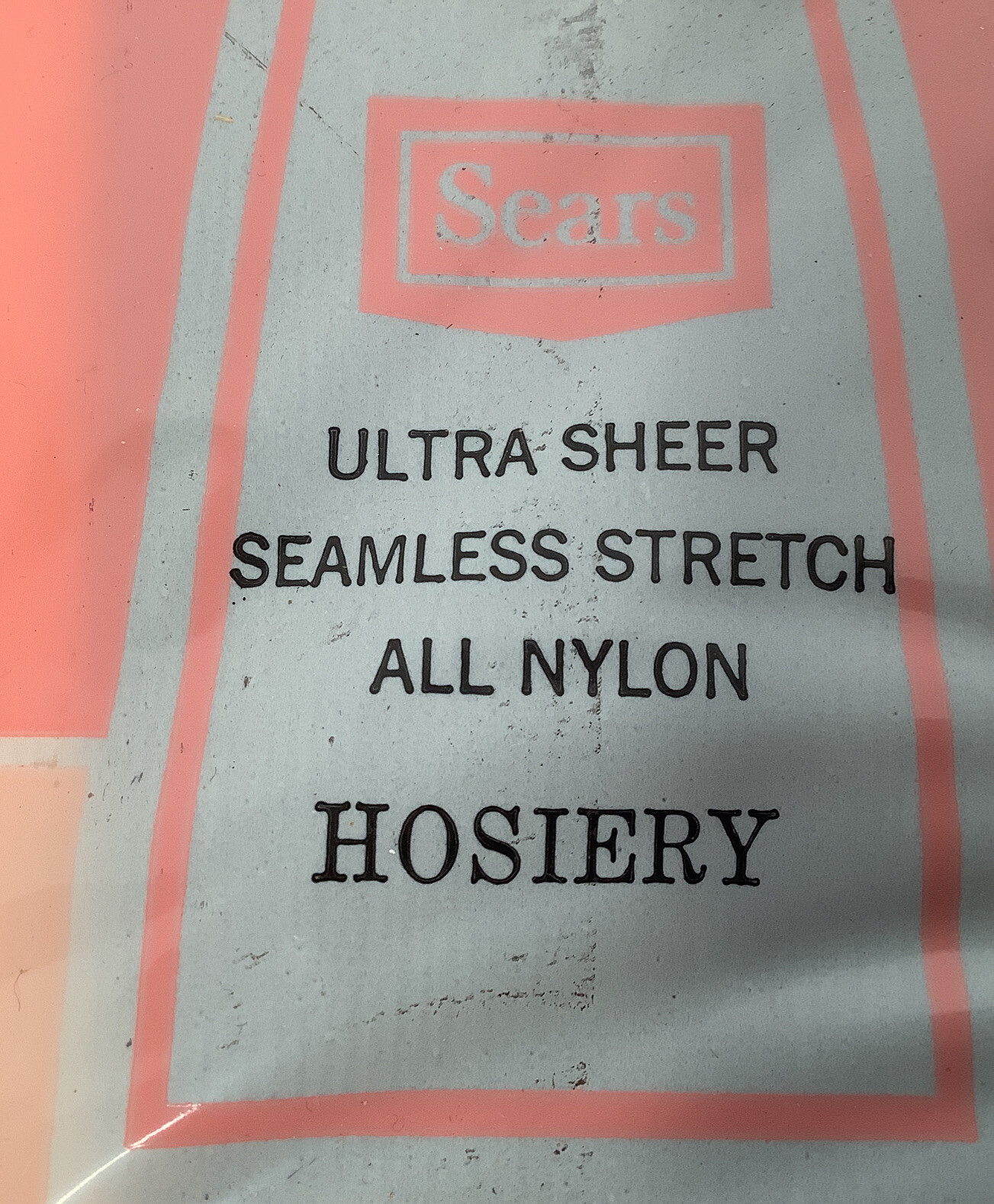 Vintage NOS Sears Hosiery Sz A Medium 8/12-9 1/2 Mocha Reg Knit Seamless